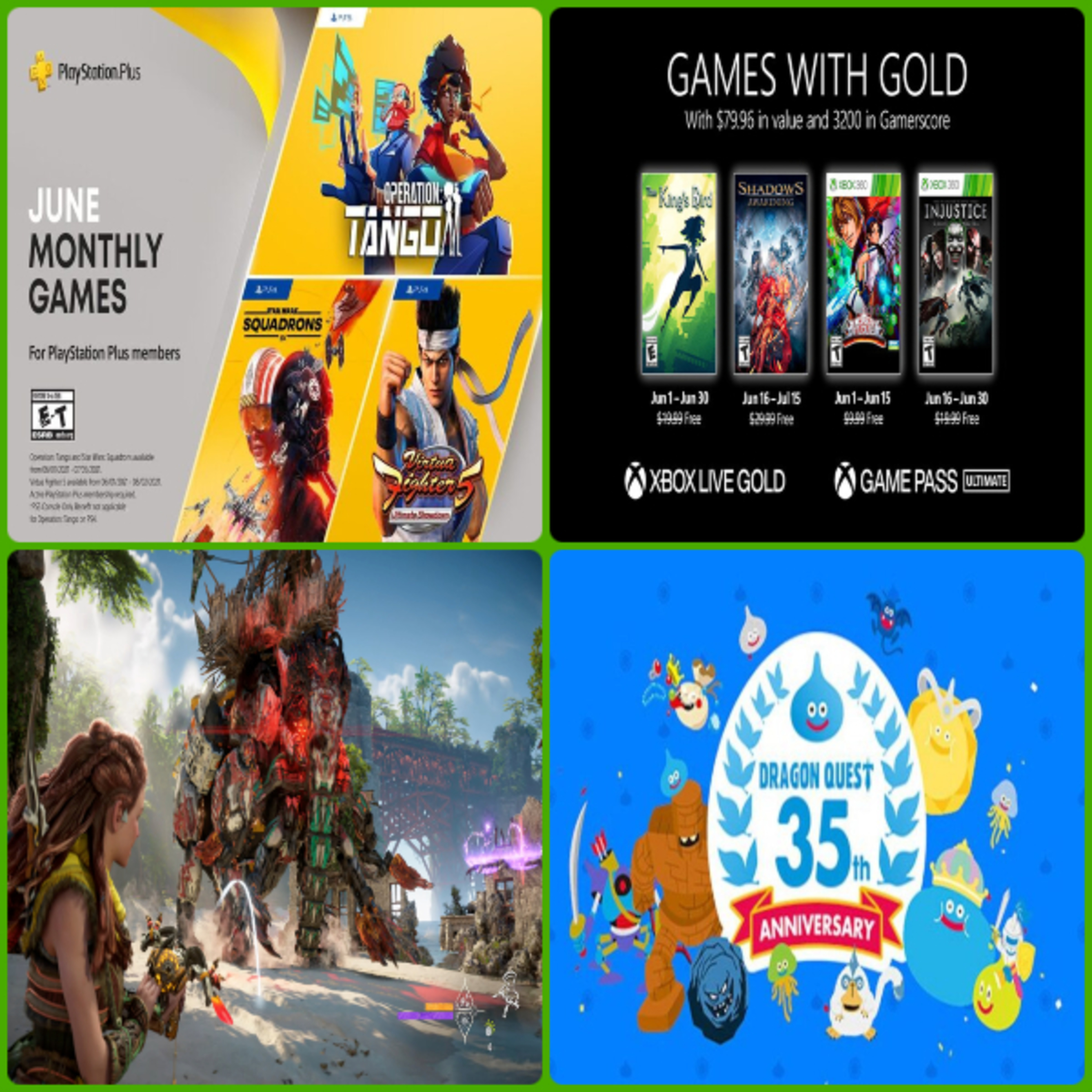 Juegos Gratis de Junio, 3 Eventos en una semana Horizon Forbidden West/Dragon Quest/Sonic, Más leaks del New Nintendo Switch Pro y más episode artwork