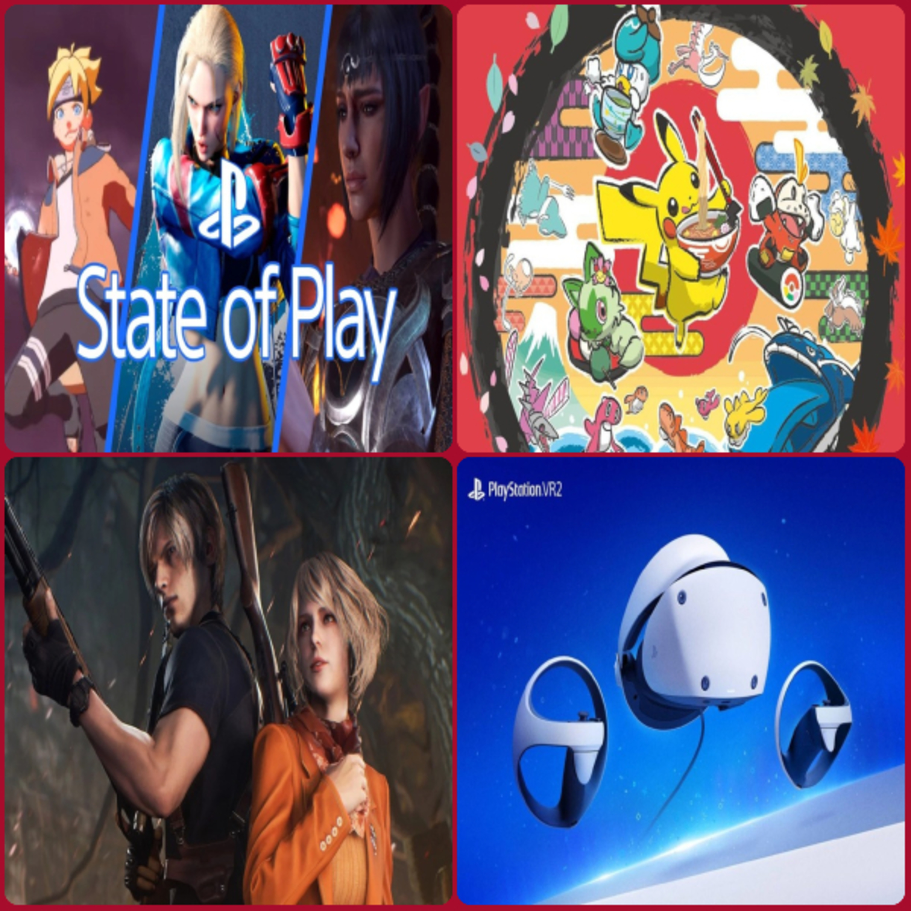 Playstation State of Play, Suicide Squad: Kill the Justice League, Resident Evil 4 Remake, Street Fighter 6 - CAMMY, Pokemon Presents, CoD para Nintendo Switch? y mas episode artwork
