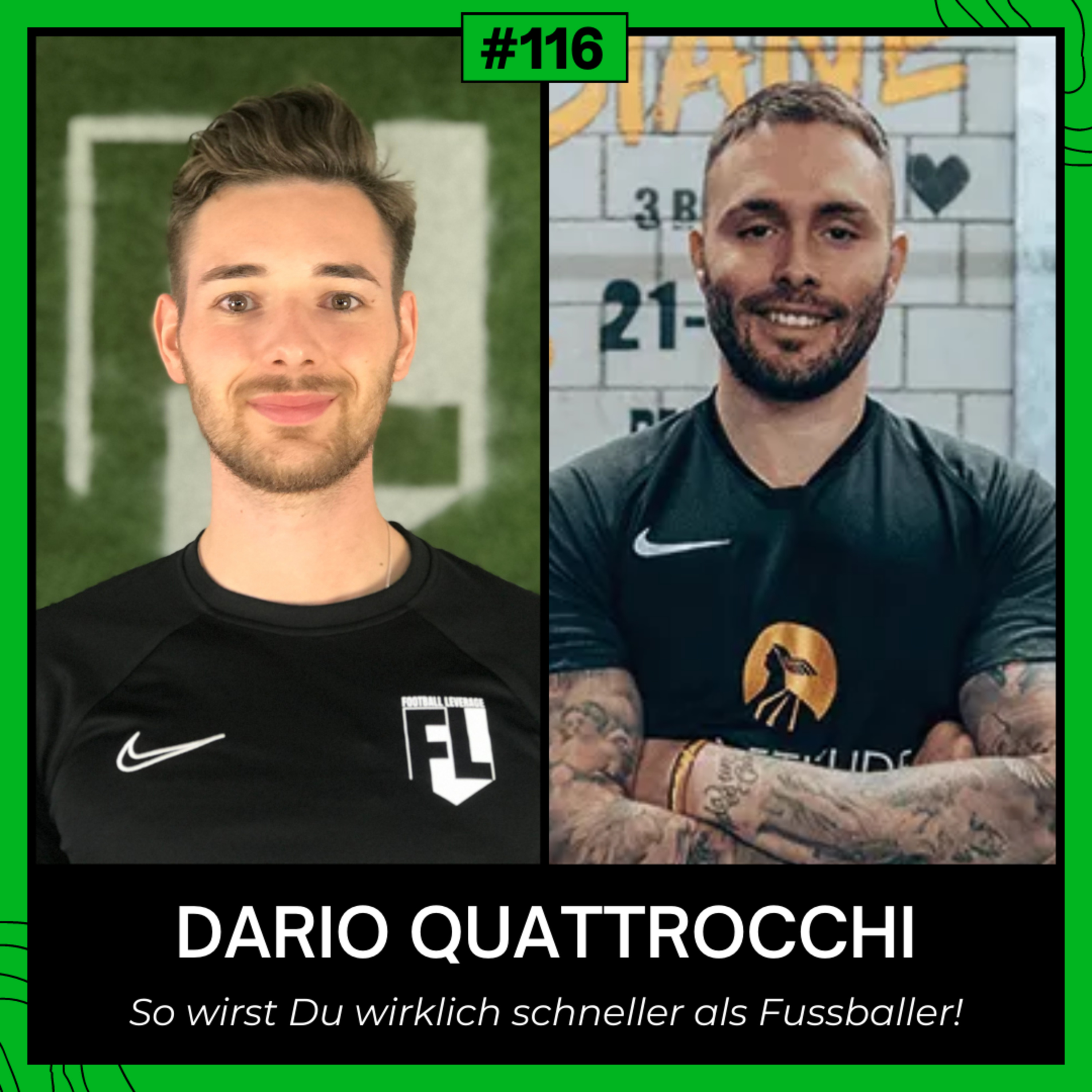 #116 So wirst Du wirklich schneller als Fussballer! - Interview mit Dario Quattrocchi von Athletitude  episode artwork