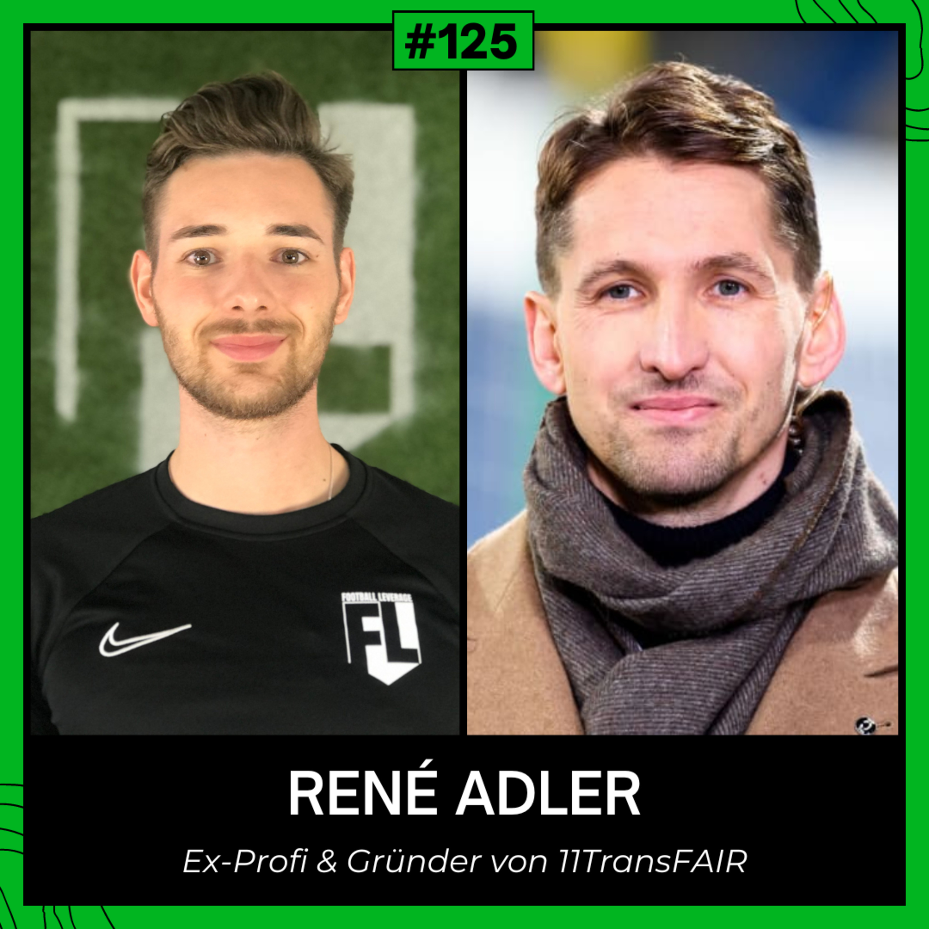 #125 René Adler über die Entwicklungen auf dem Internationalen Transfermarkt und warum Selbstbestimmung im Profifußball wichtig ist! - Interview mit Ex-Profi und 11TransFAIR-Gründer René Adler episode artwork
