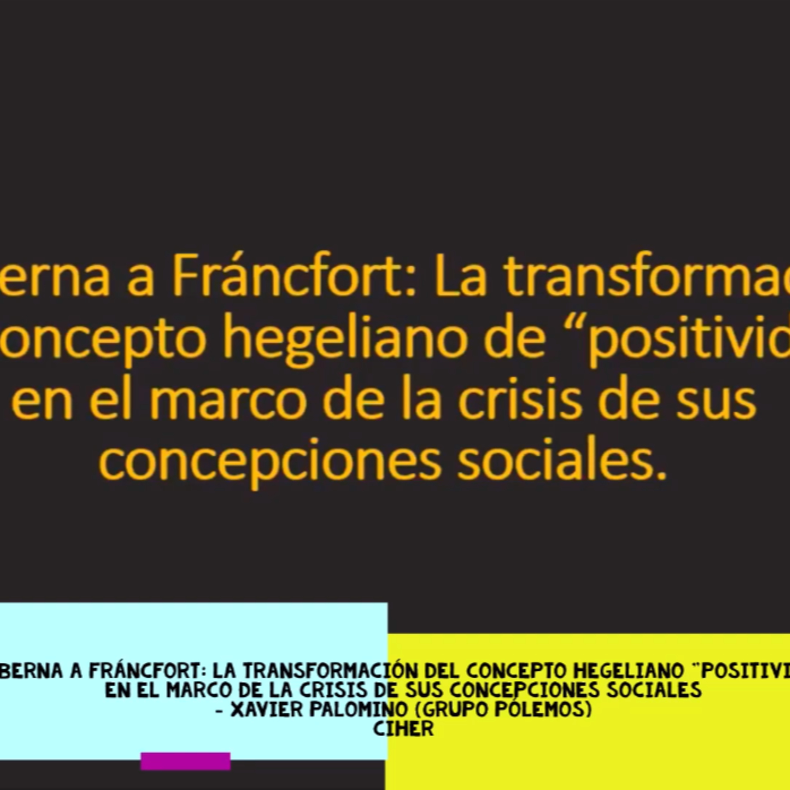 CIHER - Círculo de Hermenéutica y Estudios Sociales