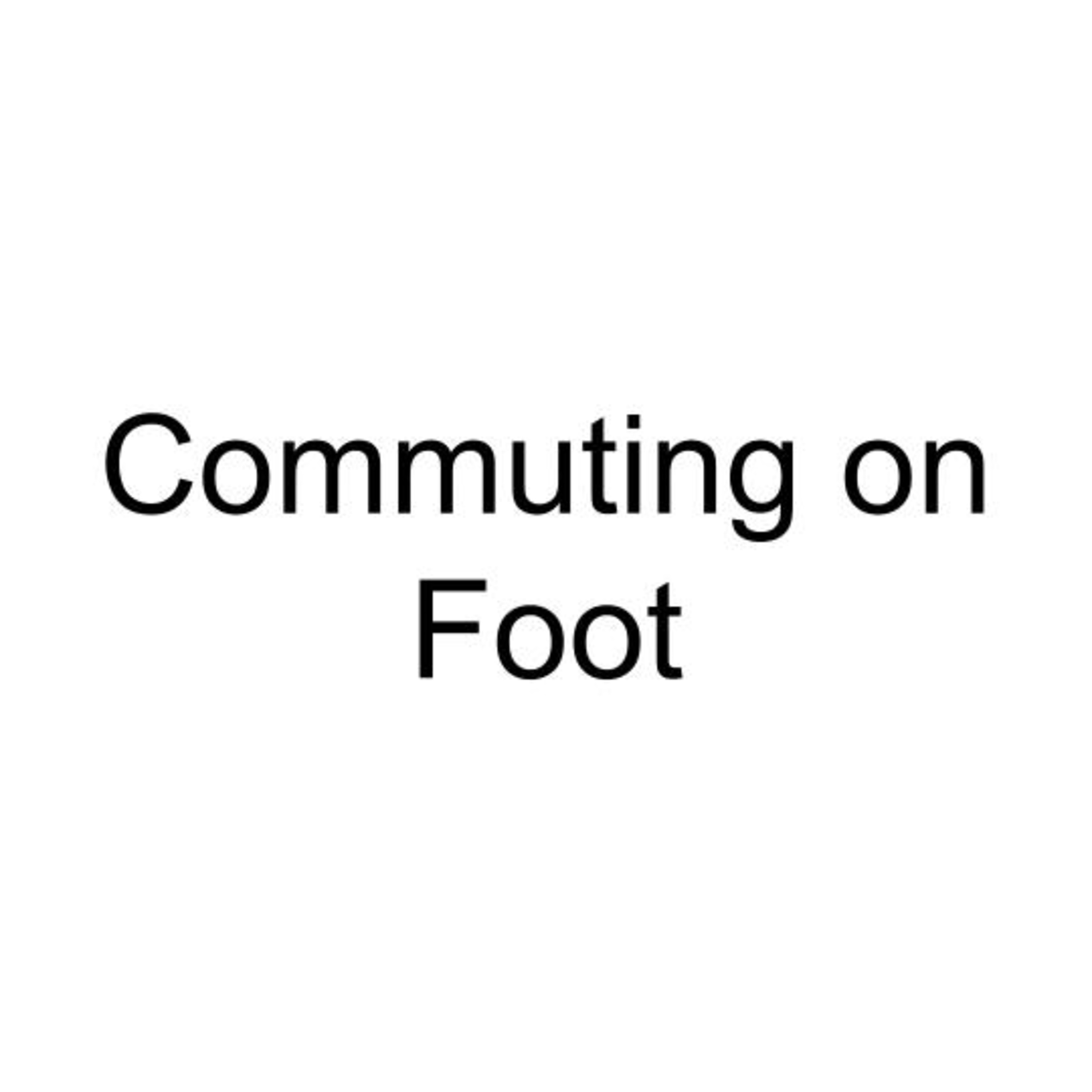 Commuting on Foot episode artwork