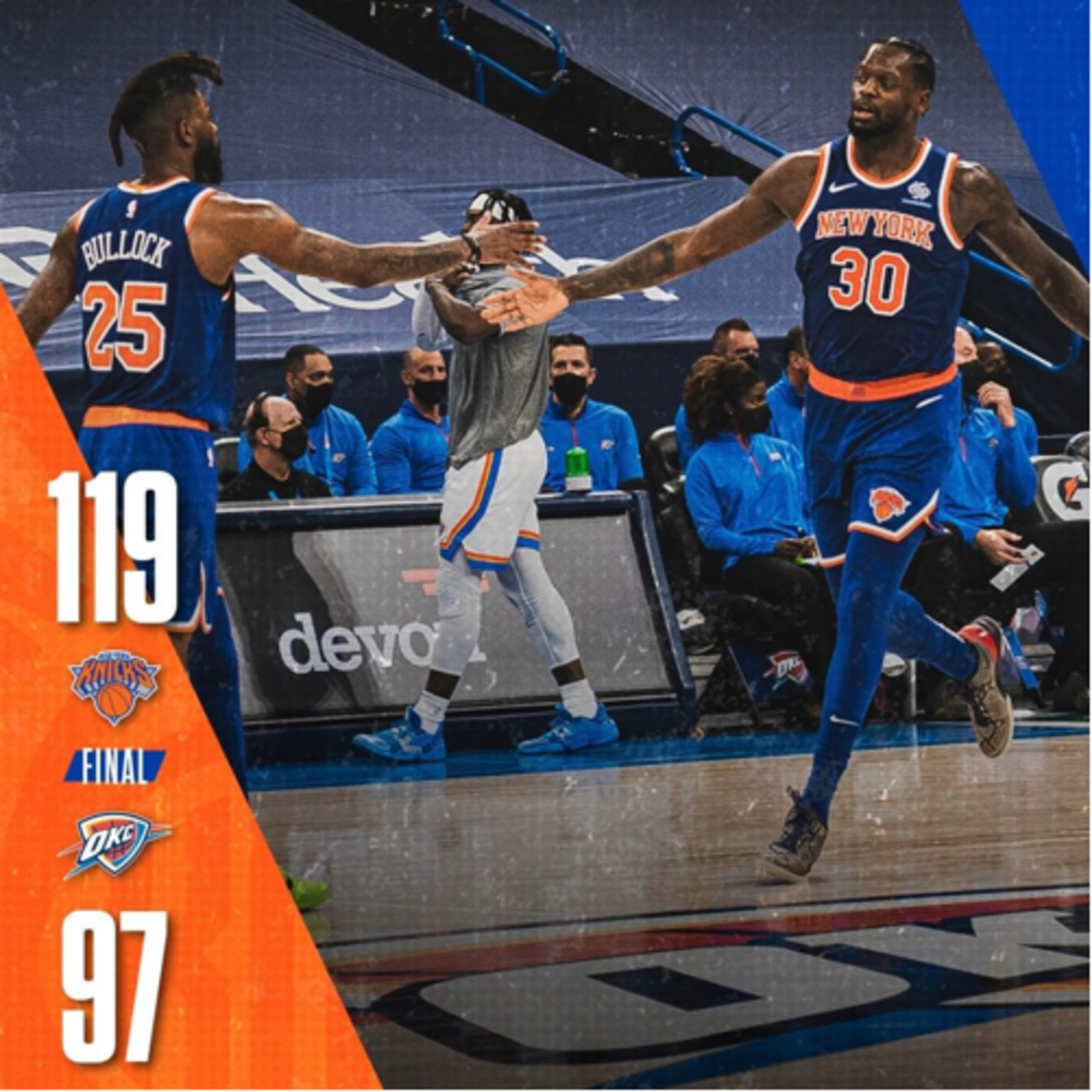 Knicks Versus Thunder Game Summary episode artwork