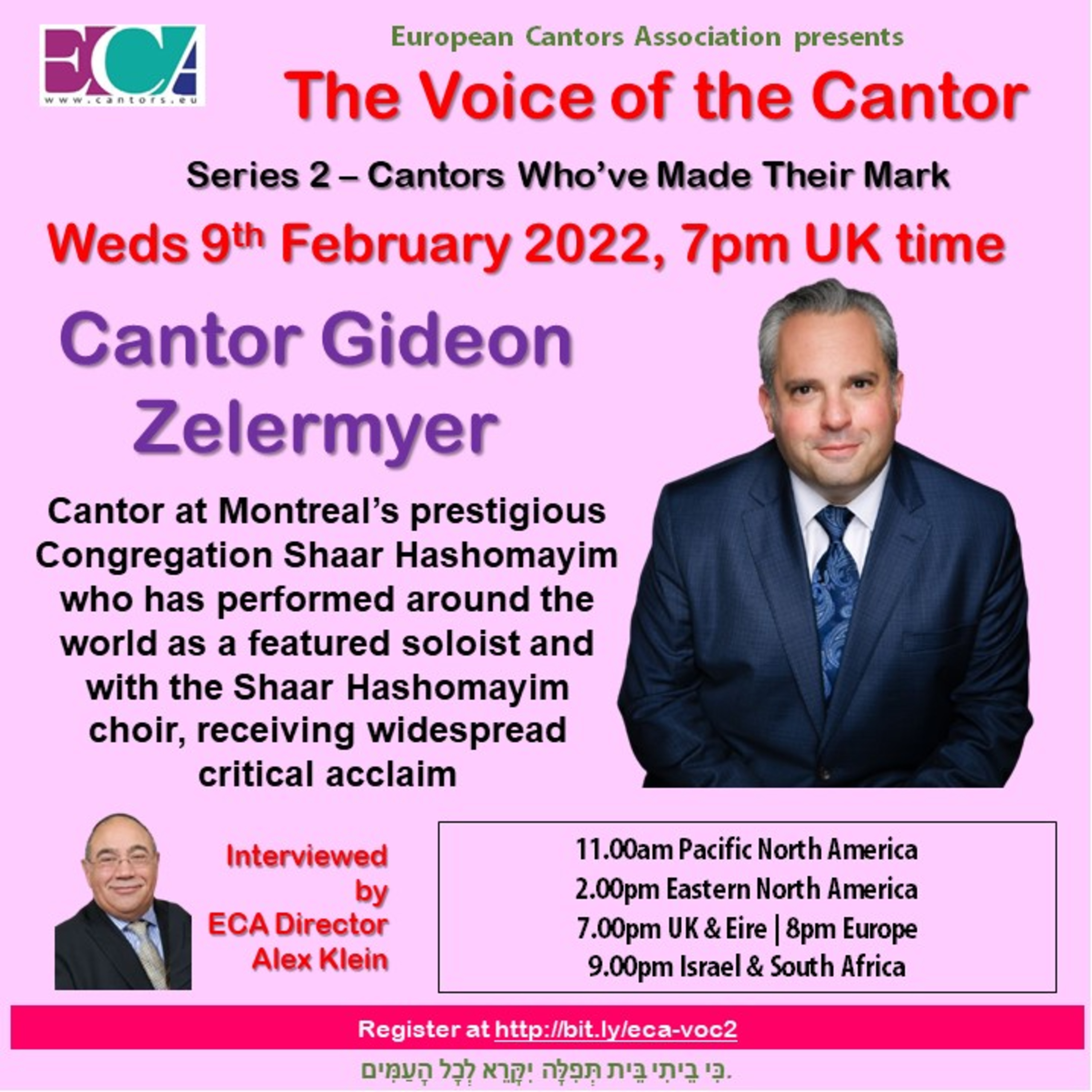 Voice of the Cantor Episode 10 - Cantor Gideon Zelermyer