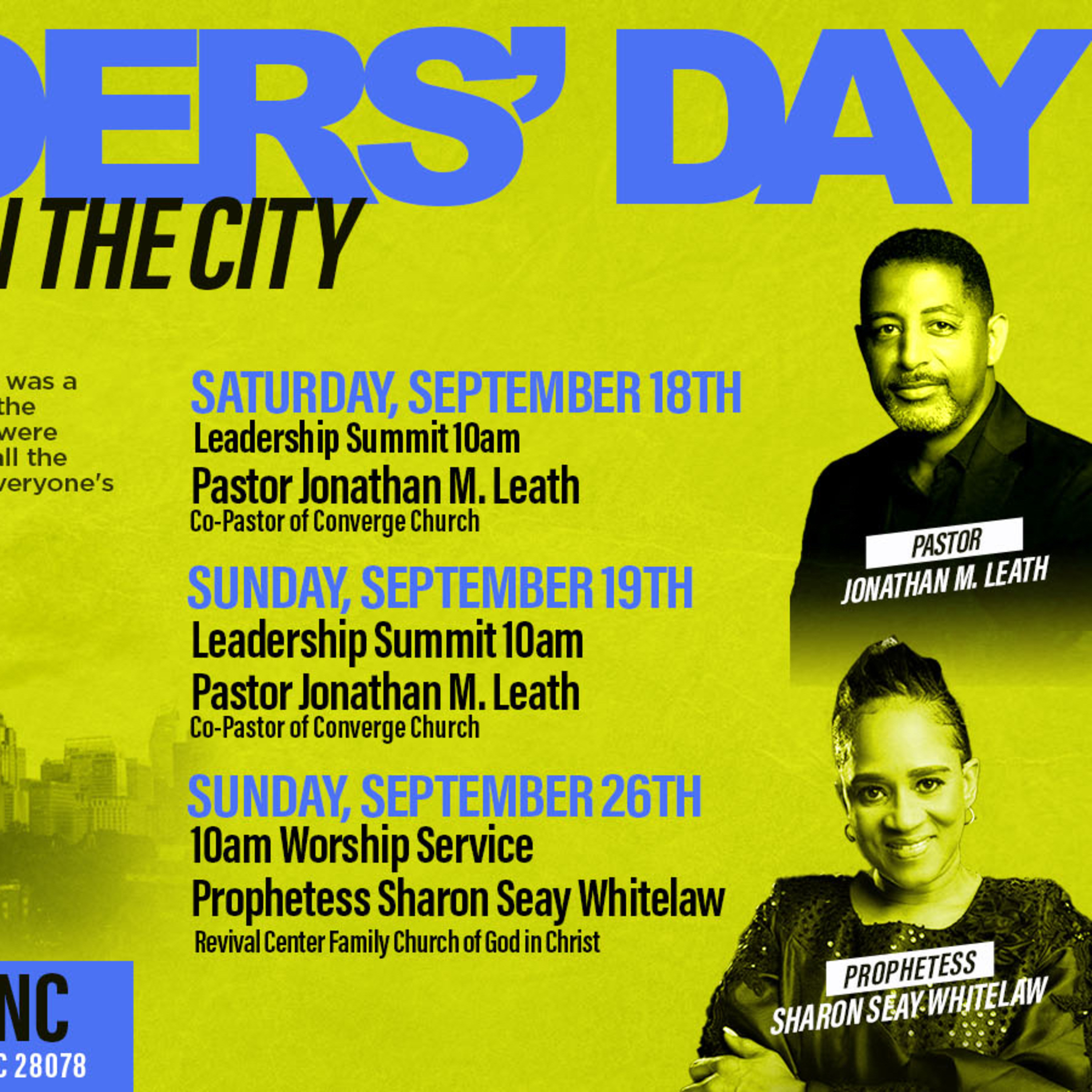Breakthrough in the City | Guest Pastor Jonathan M Leath.mp3 episode artwork