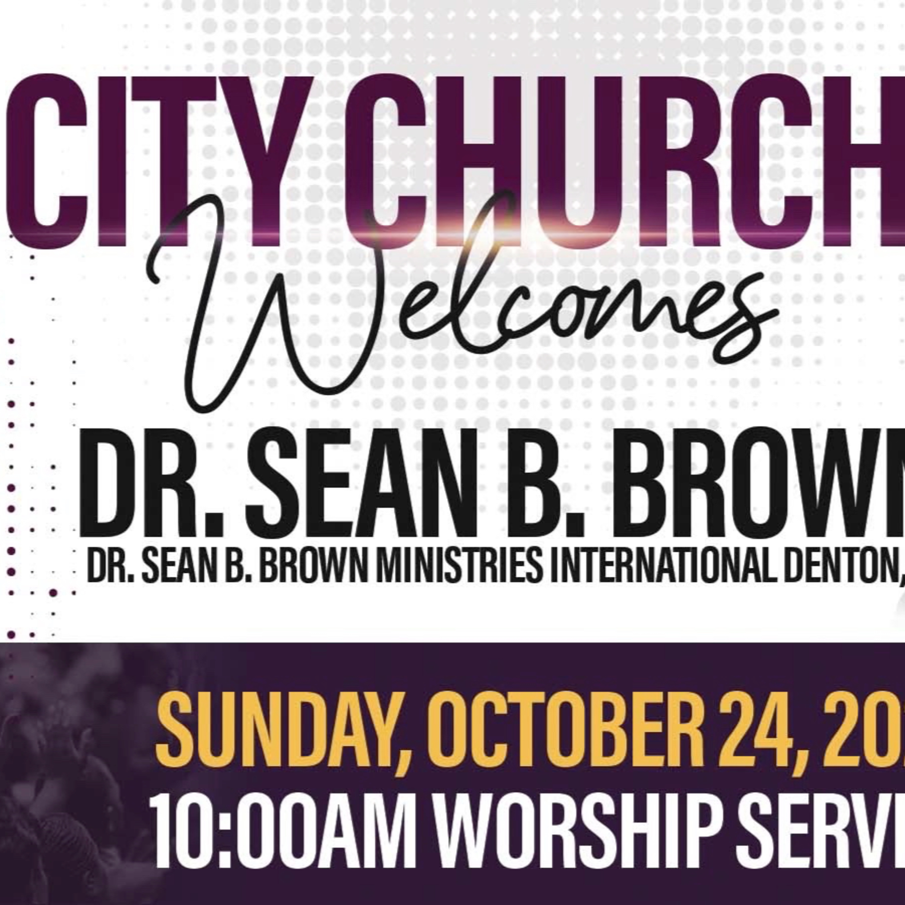 It Made Me Cry but It Didn't Make Me Quit! | Guest Pastor Dr. Sean B. Brown | City Church episode artwork