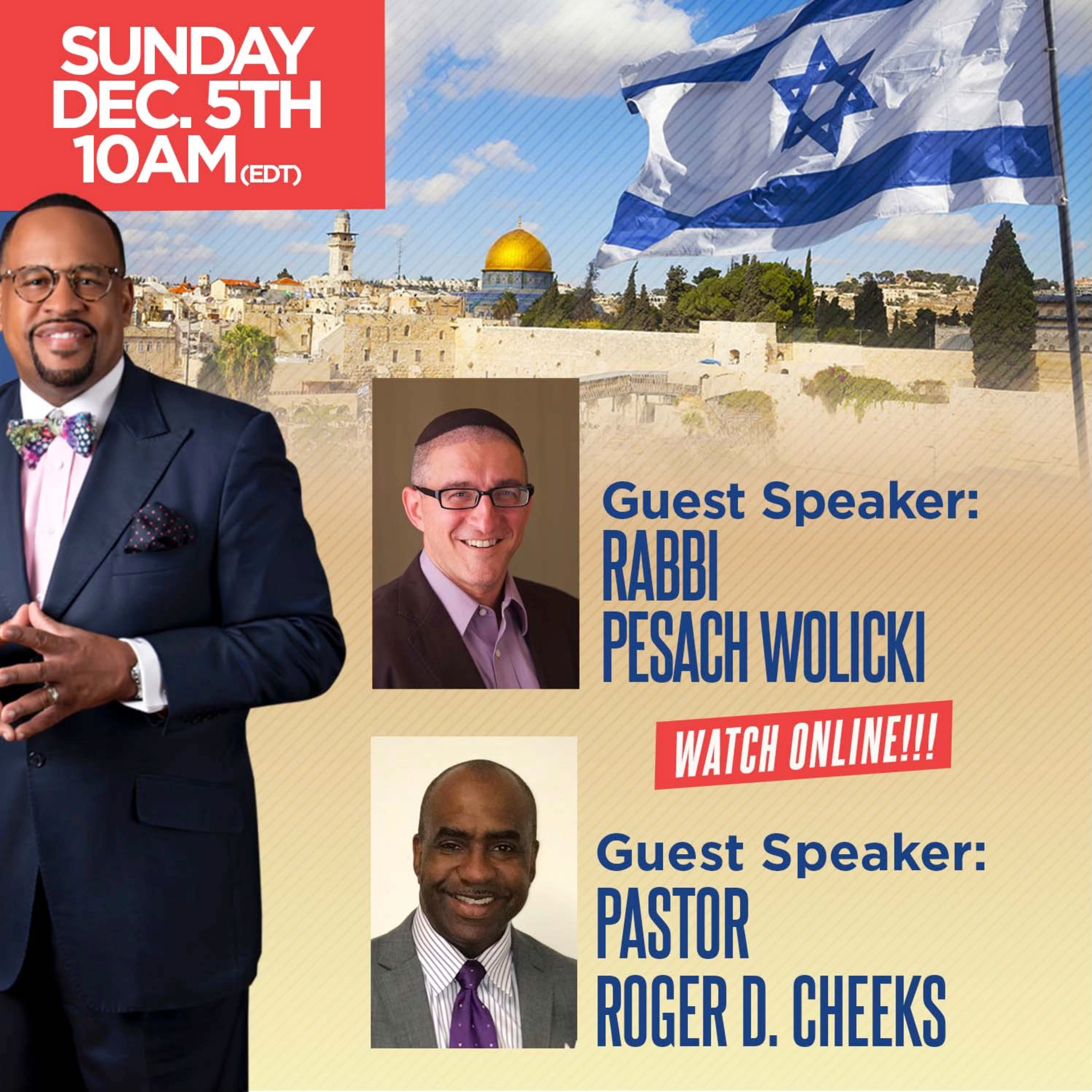 Together for Israel | Guest Speaker: Pastor Roger D. Cheeks | City Church episode artwork