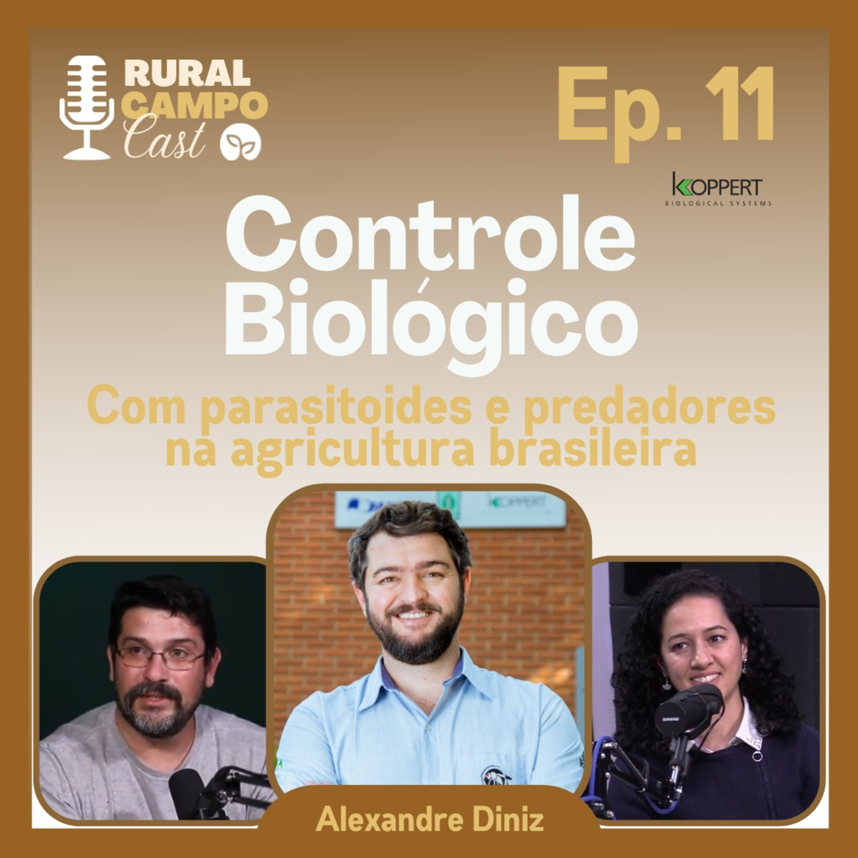 RuralCampoCast / Ep. 11 Controle Biológico com parasitoides e predadores na agricultura Brasileira episode artwork