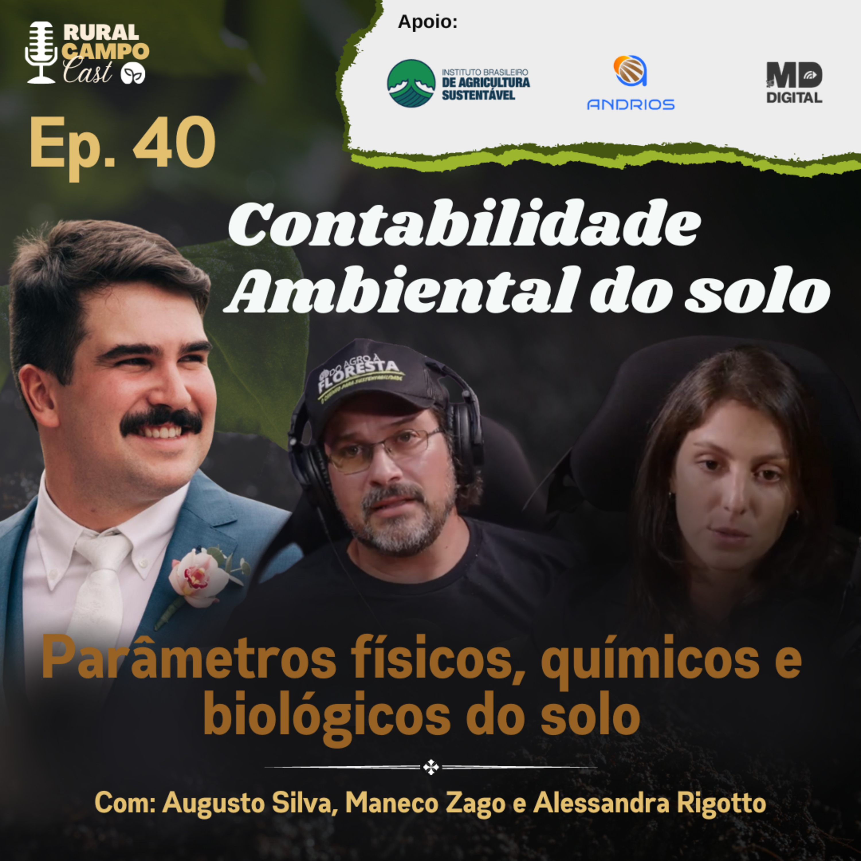 RuralCampoCast 40 / Contabilidade Ambiental do Solo - Parâmetros químicos, físicos e biológicos 