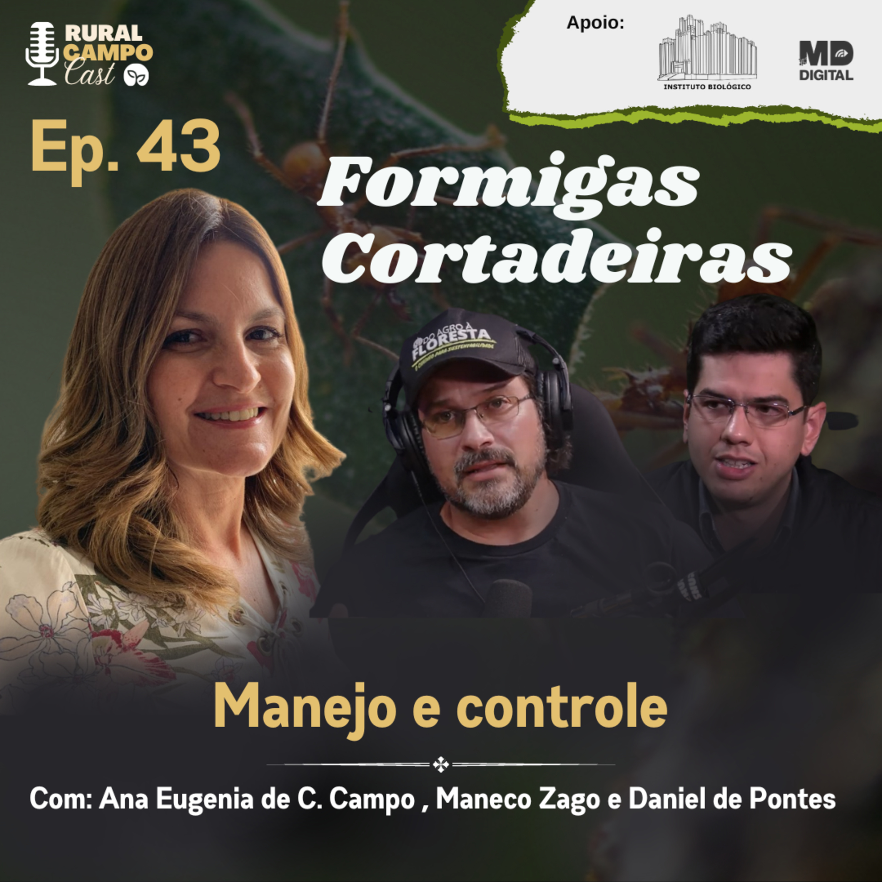 RuralCampoCast 43 / Formigas Cortadeiras - Manejo e Controle. episode artwork