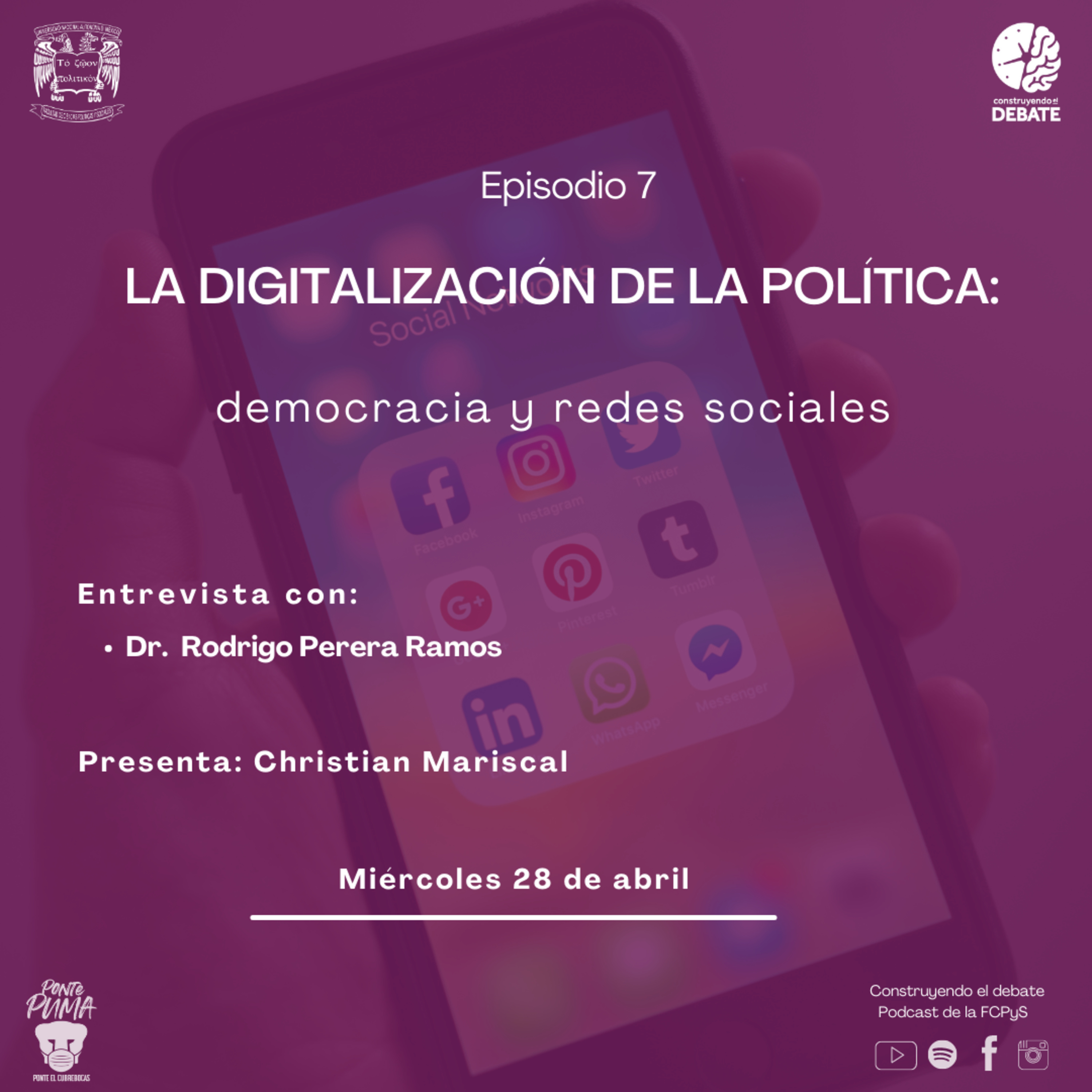 Ep.7 La digitalización de la política: democracia y redes sociales episode artwork