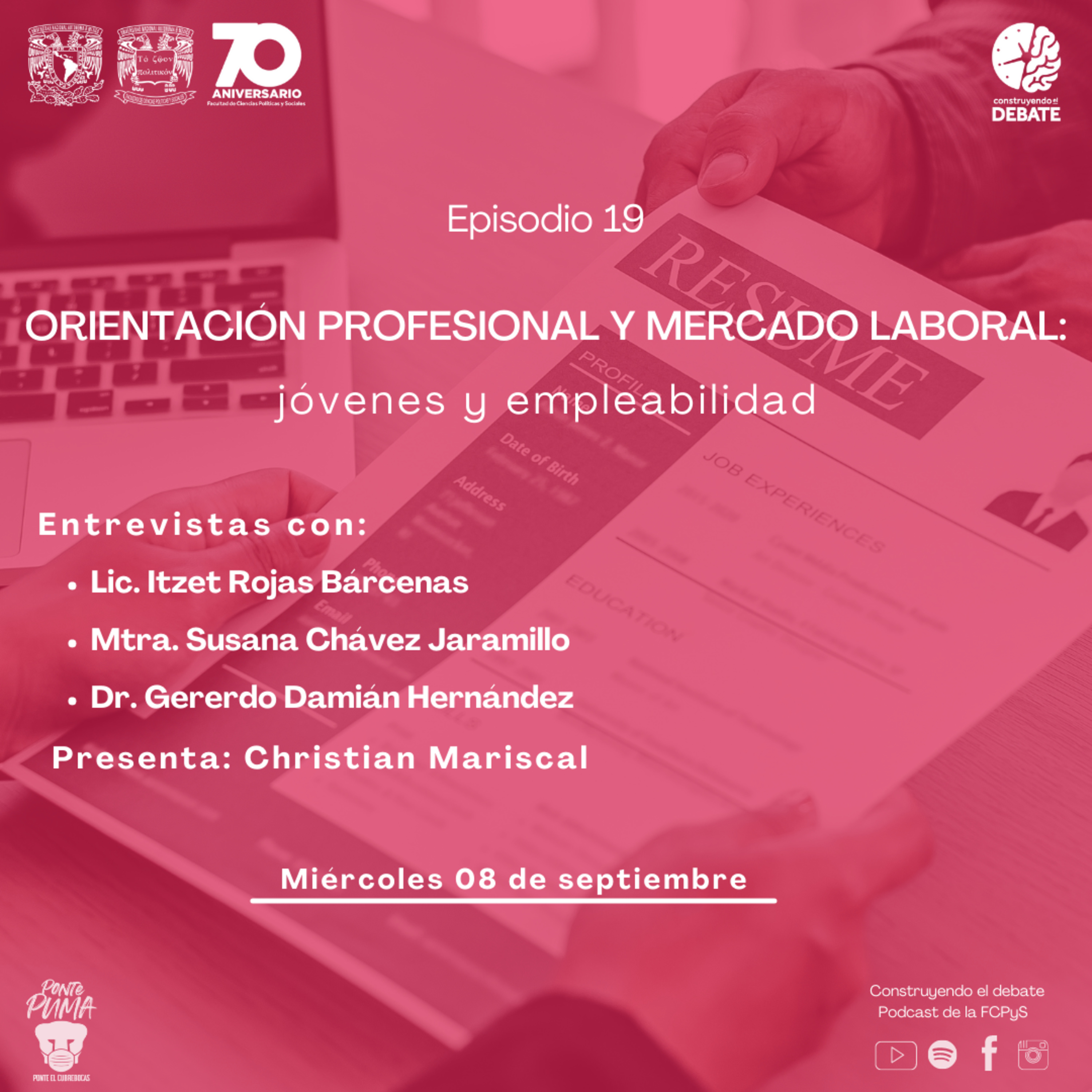 Ep.19 Orientación profesional y mercado laboral: jóvenes y empleabilidad episode artwork