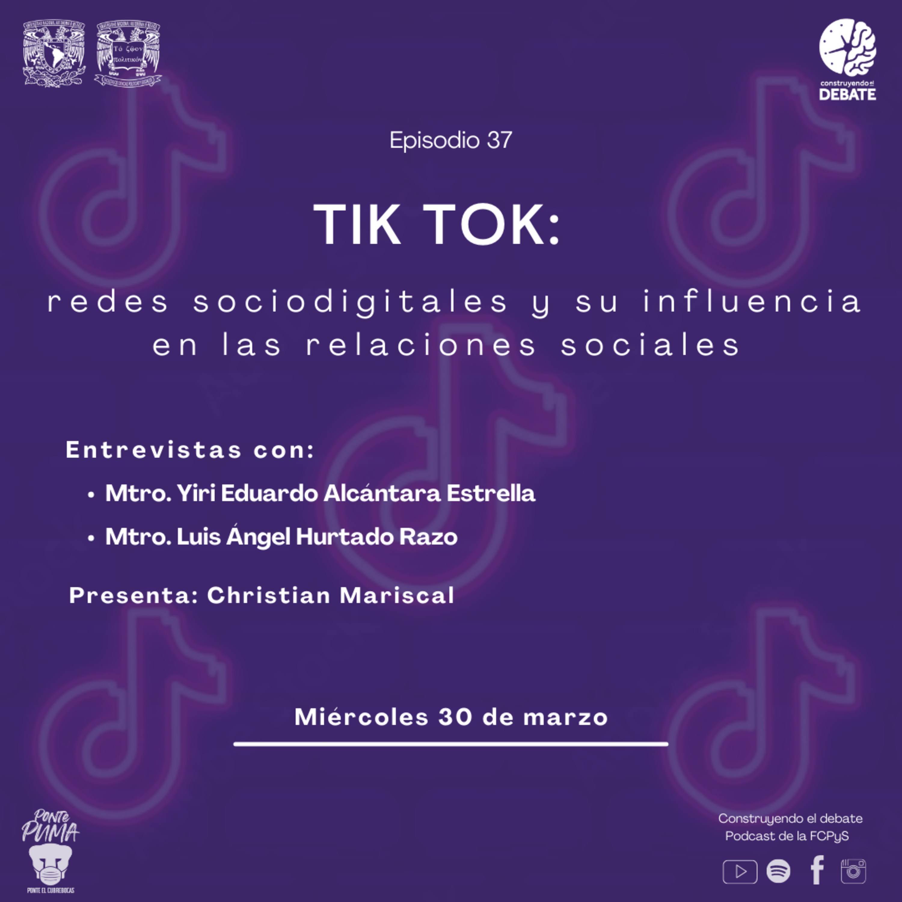 Ep.37 Tik Tok: redes sociodigitales y su influencia en las relaciones sociales episode artwork