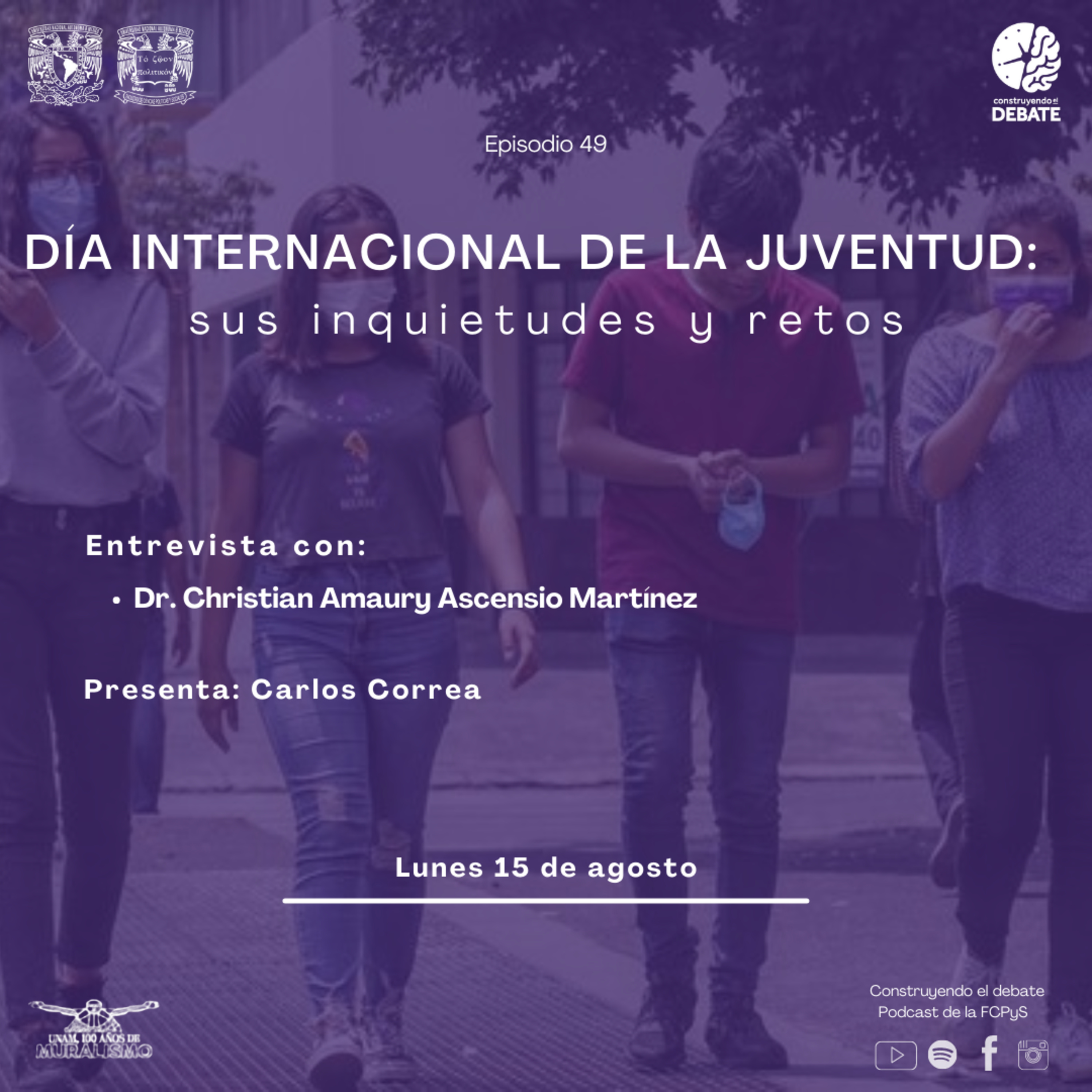 Ep. 49 Día Internacional de la Juventud: sus inquietudes y retos episode artwork