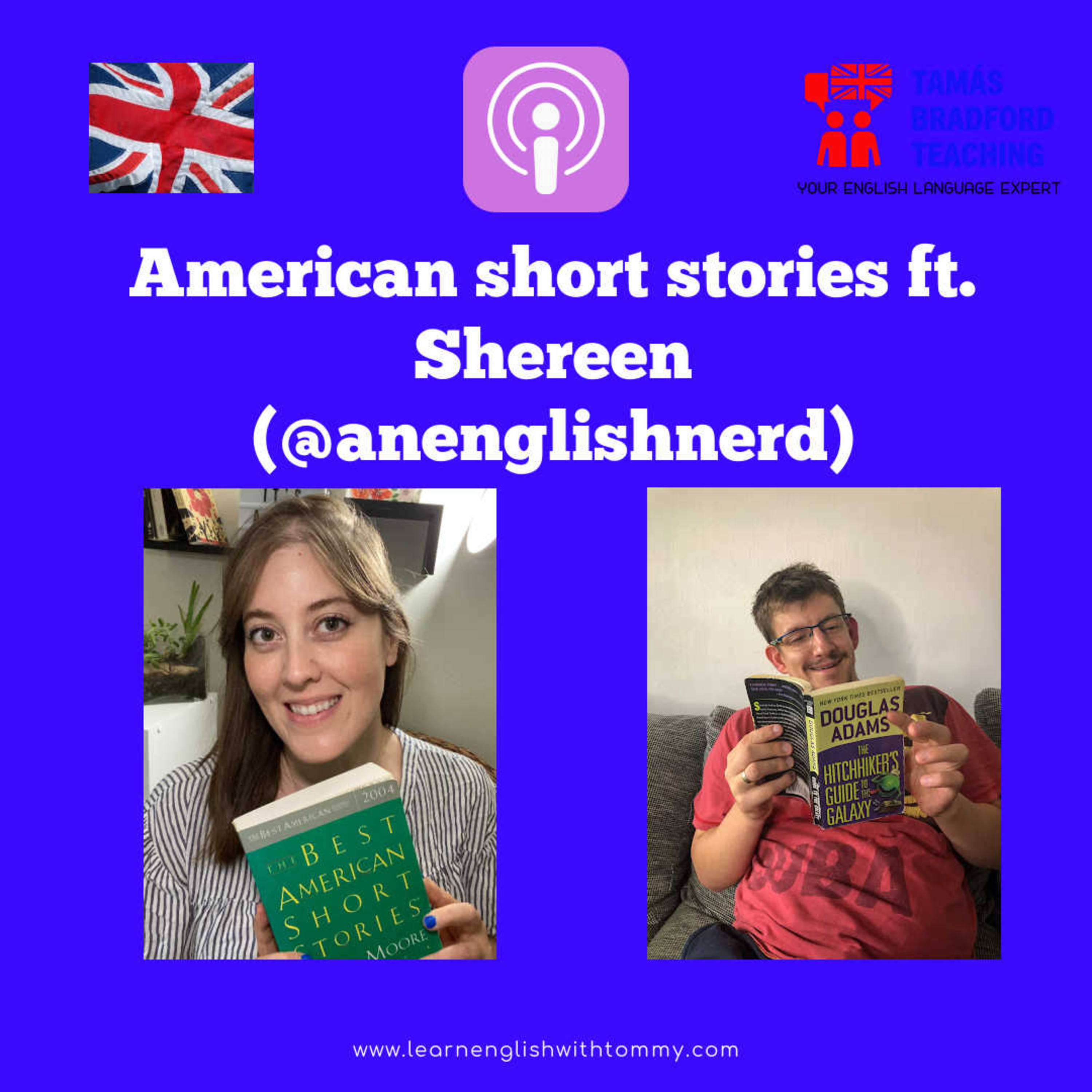 Improve your English with the Best American short stories ft. Shereen (@anenglishnerd) episode artwork