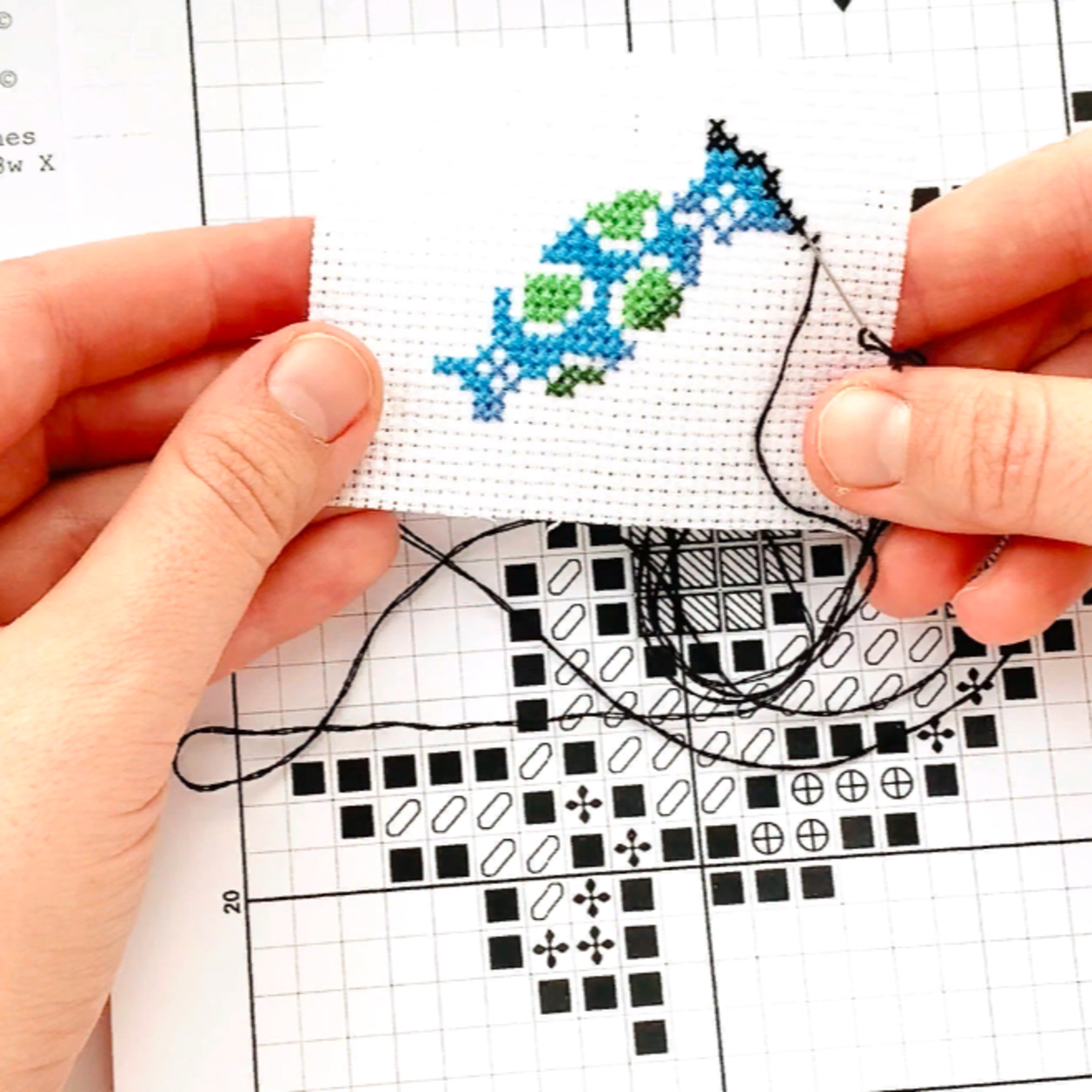 5 helpful reasons for cross stitch. Embroidery podcast episode artwork