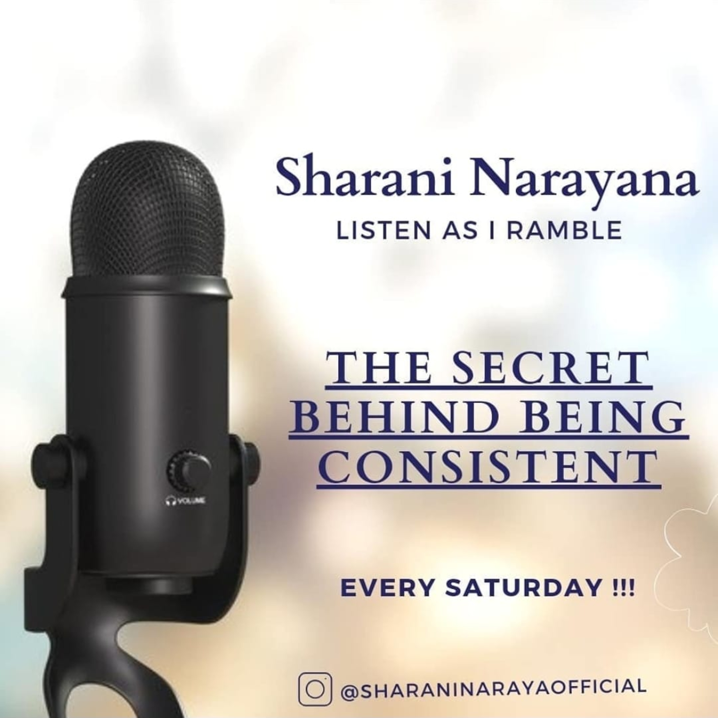 The Secret Behind Being Consistent. The Secret Behind Being Consistent.