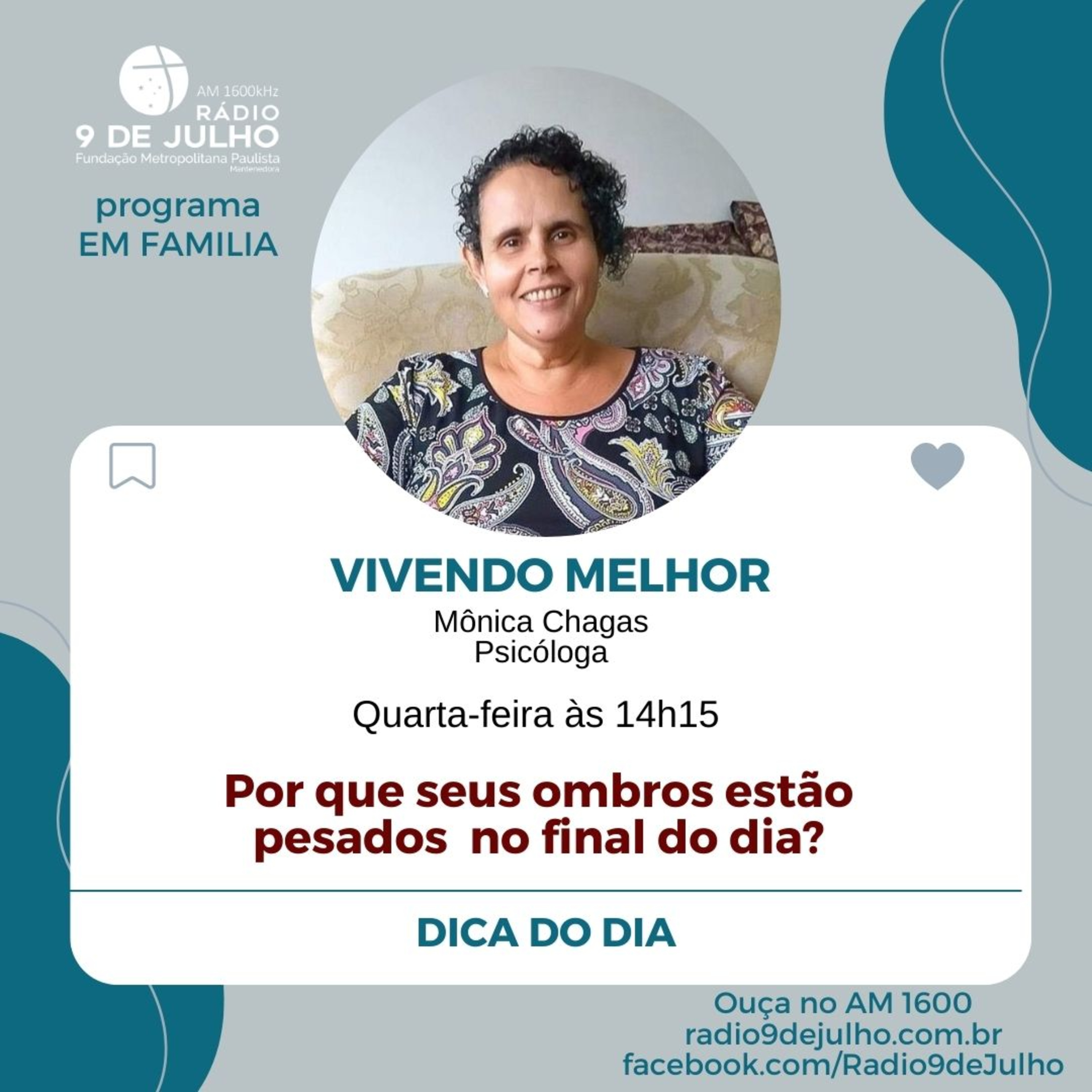 EM FAMÍLIA - VIVENDO MELHOR - Por que seus ombros estão pesados no final do dia? - 31/08/2022