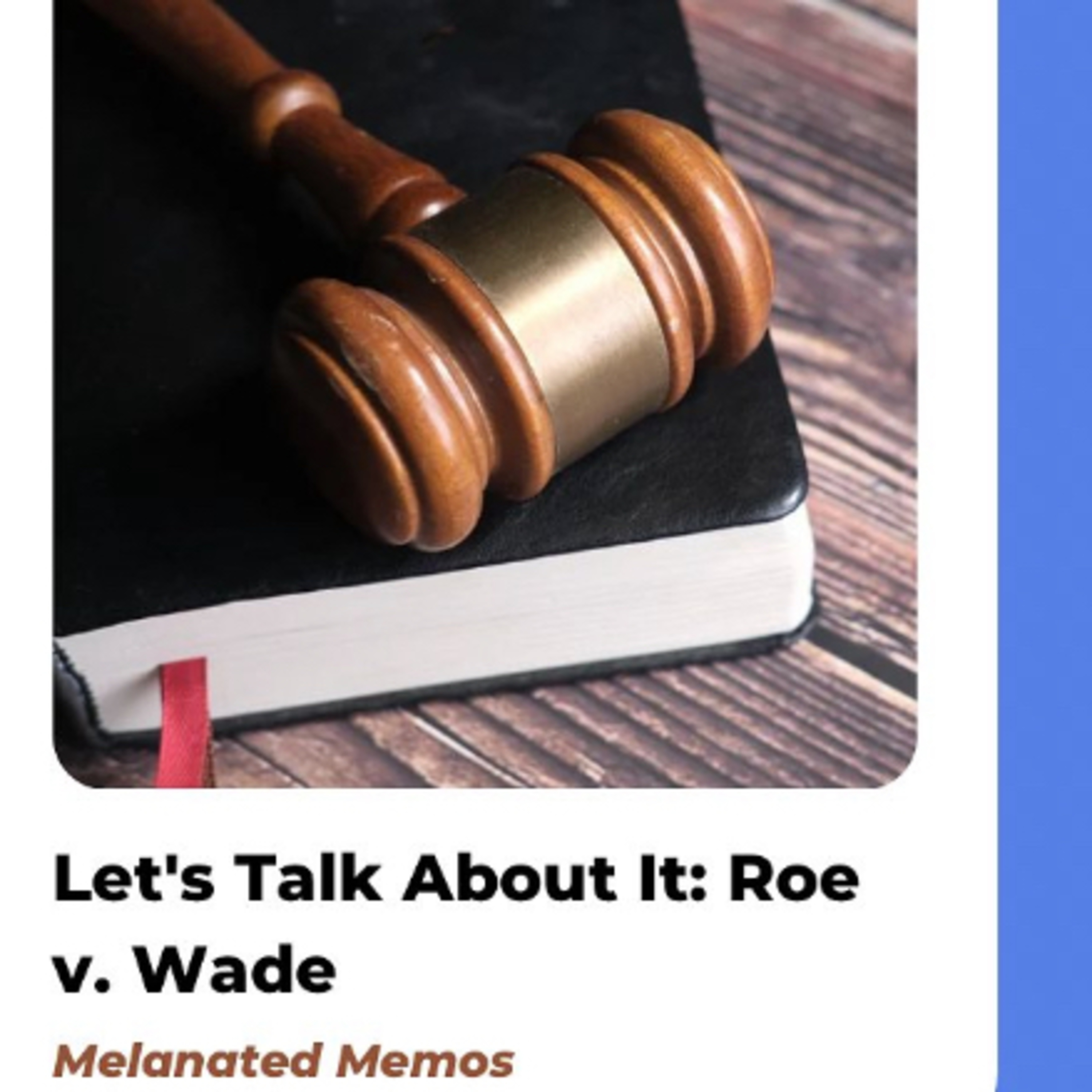 Let’s Talk About It: Roe v. Wade  episode artwork