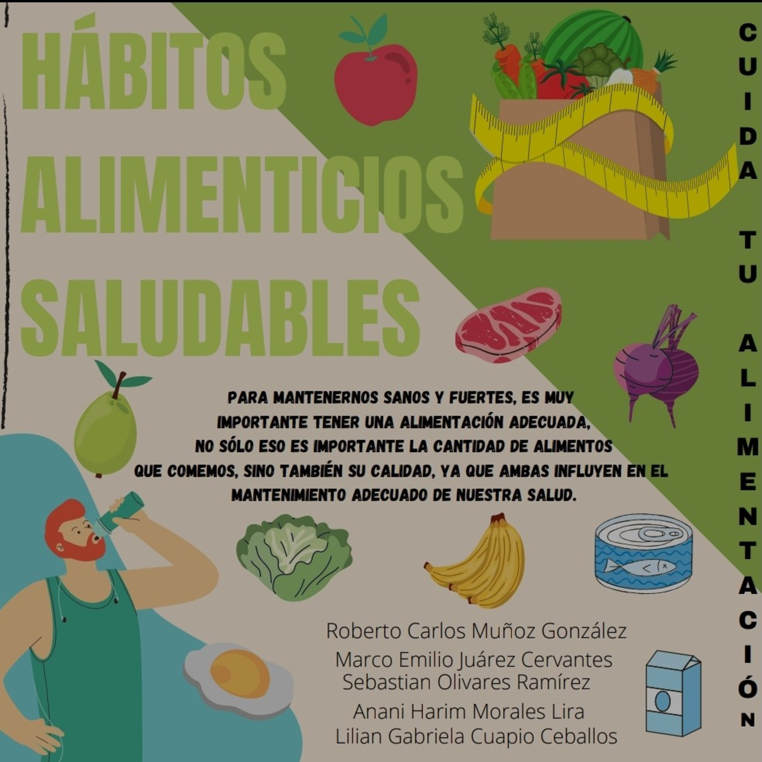 Hábitos alimenticios saludables