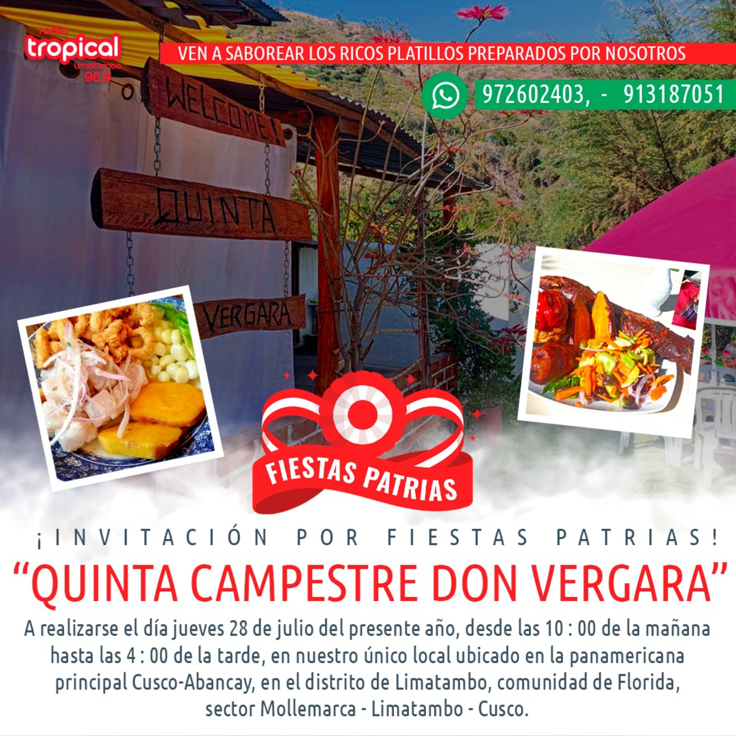 🇵🇪🎉🎈 ¡INVITACIÓN POR FIESTAS PATRIAS! “QUINTA CAMPESTRE DON VERGARA” episode artwork