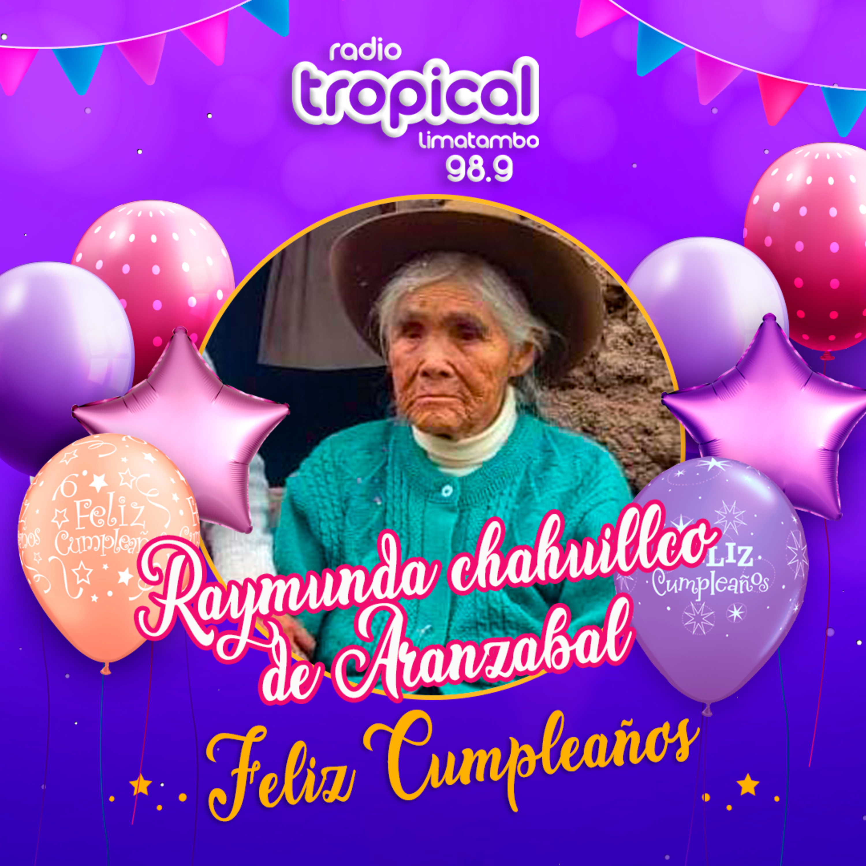 📻😀🎉 Feliz cumpleaños Sra. Raymunda Chahuillco de Aranzabal en Tomacaya - Limatambo. 15/03/2023 episode artwork