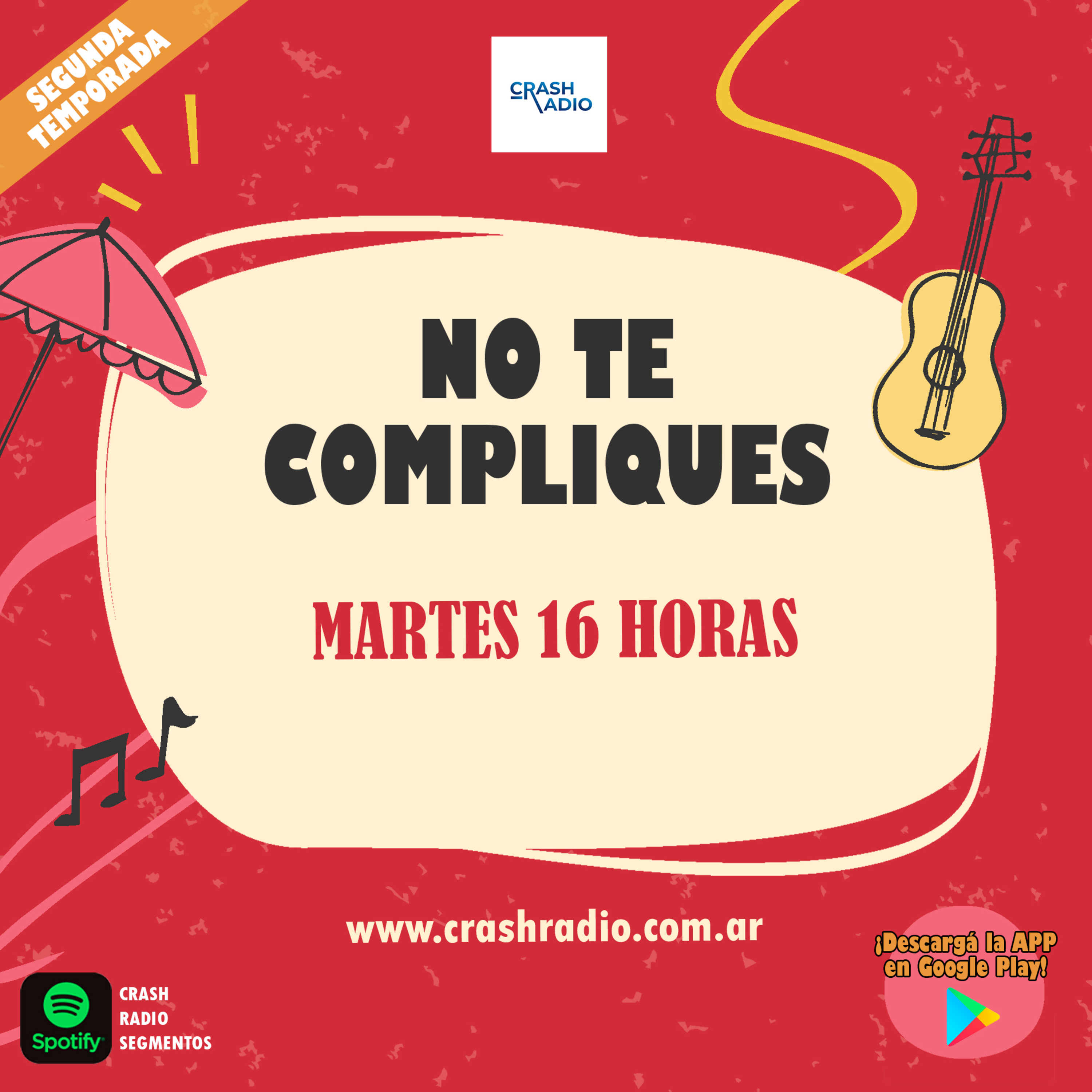 CRASH RADIO SEGMENTOS