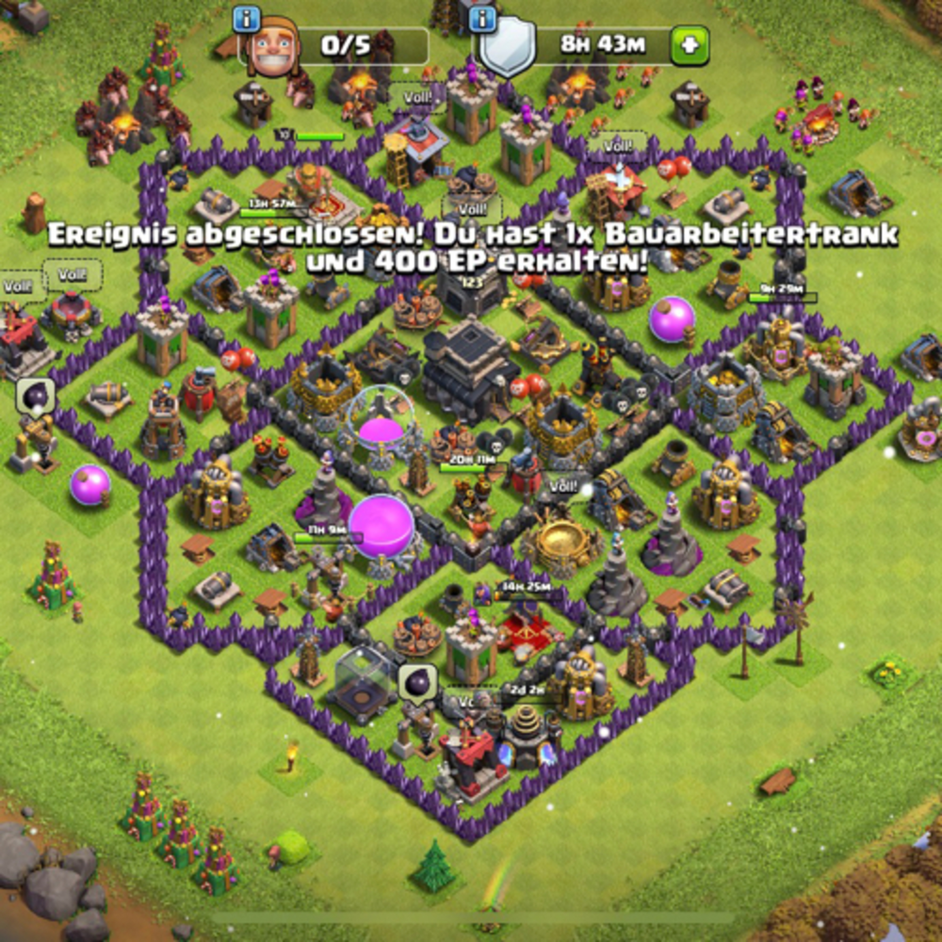 Mein Clash of Clans Dorf