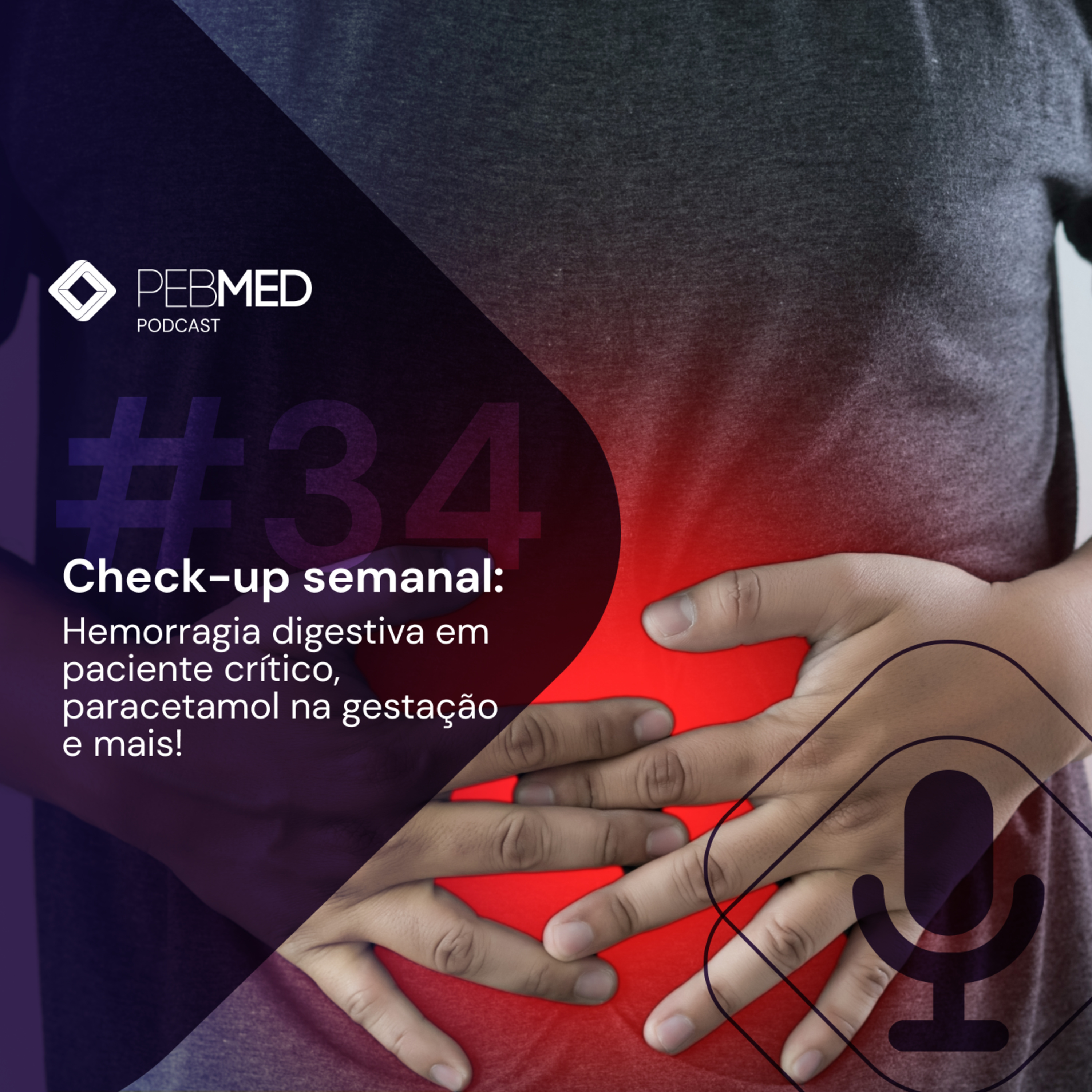 Check-up Semanal: hemorragia digestiva em paciente crítico, paracetamol durante a gestação e mais! episode artwork