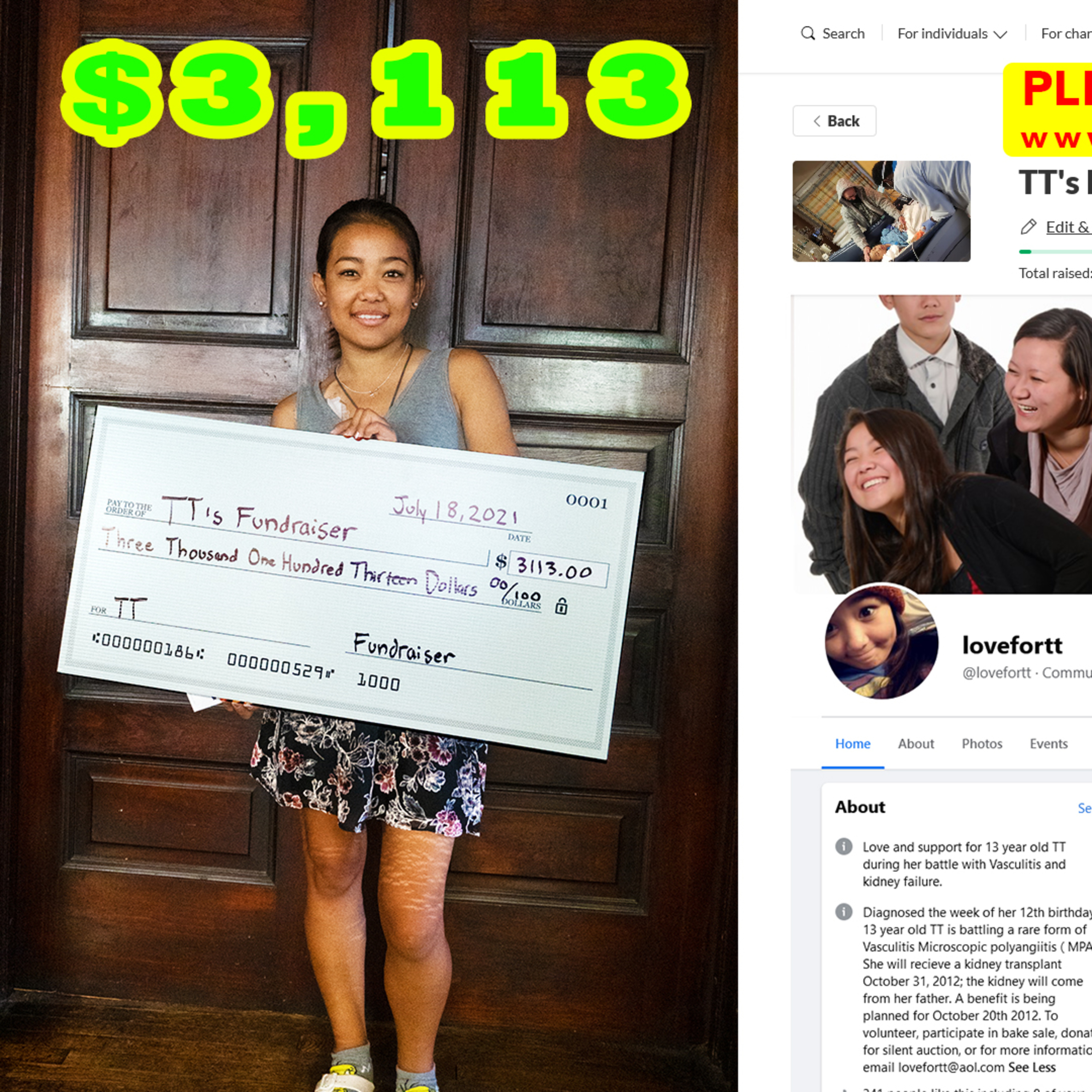 TT's Birthday Fundraiser Celebration [$3,113 Donations Raised! WOW!!!]