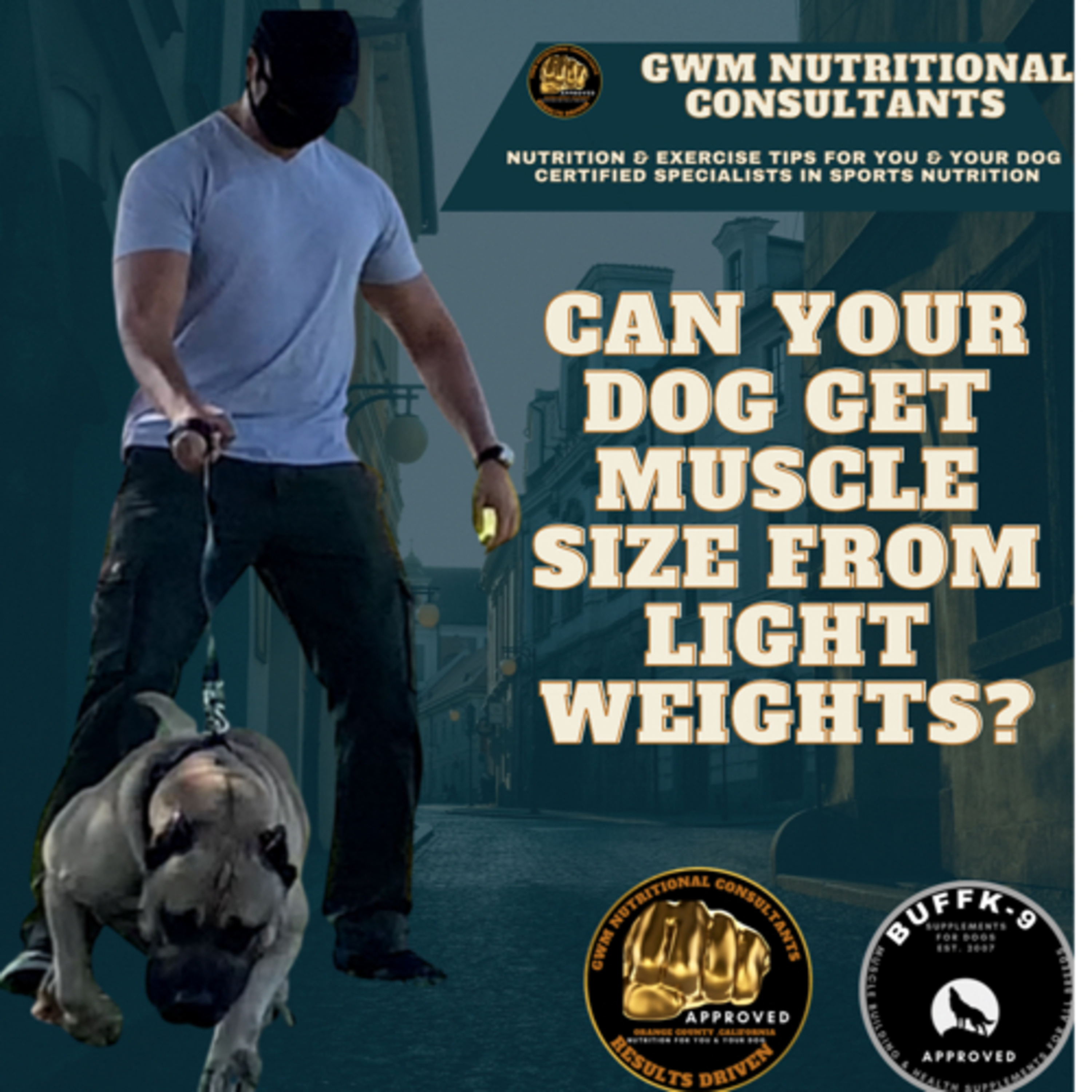 Can your dog gain muscle size from light weights? Gwm nutritional