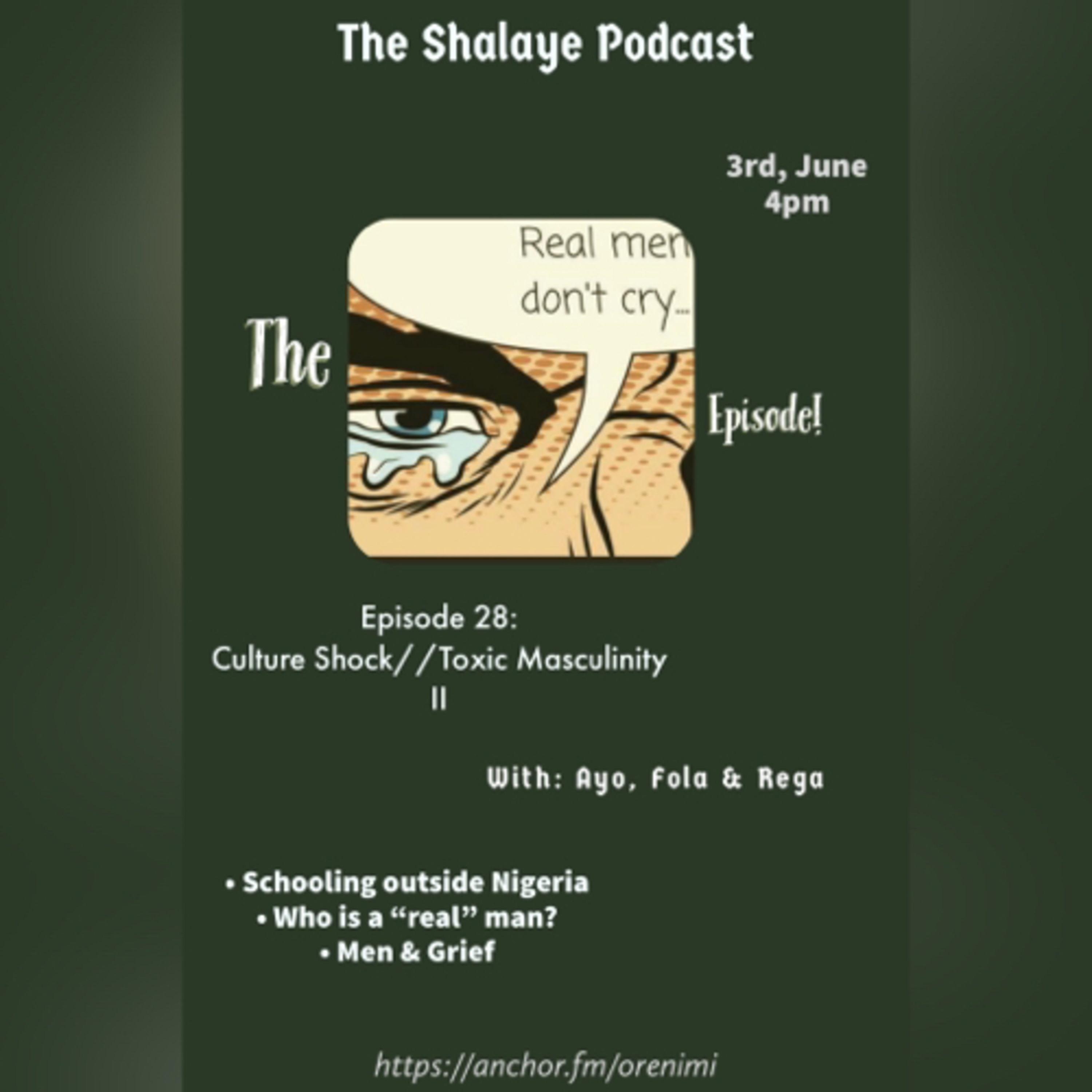 Culture Shock// Toxic Masculinity II