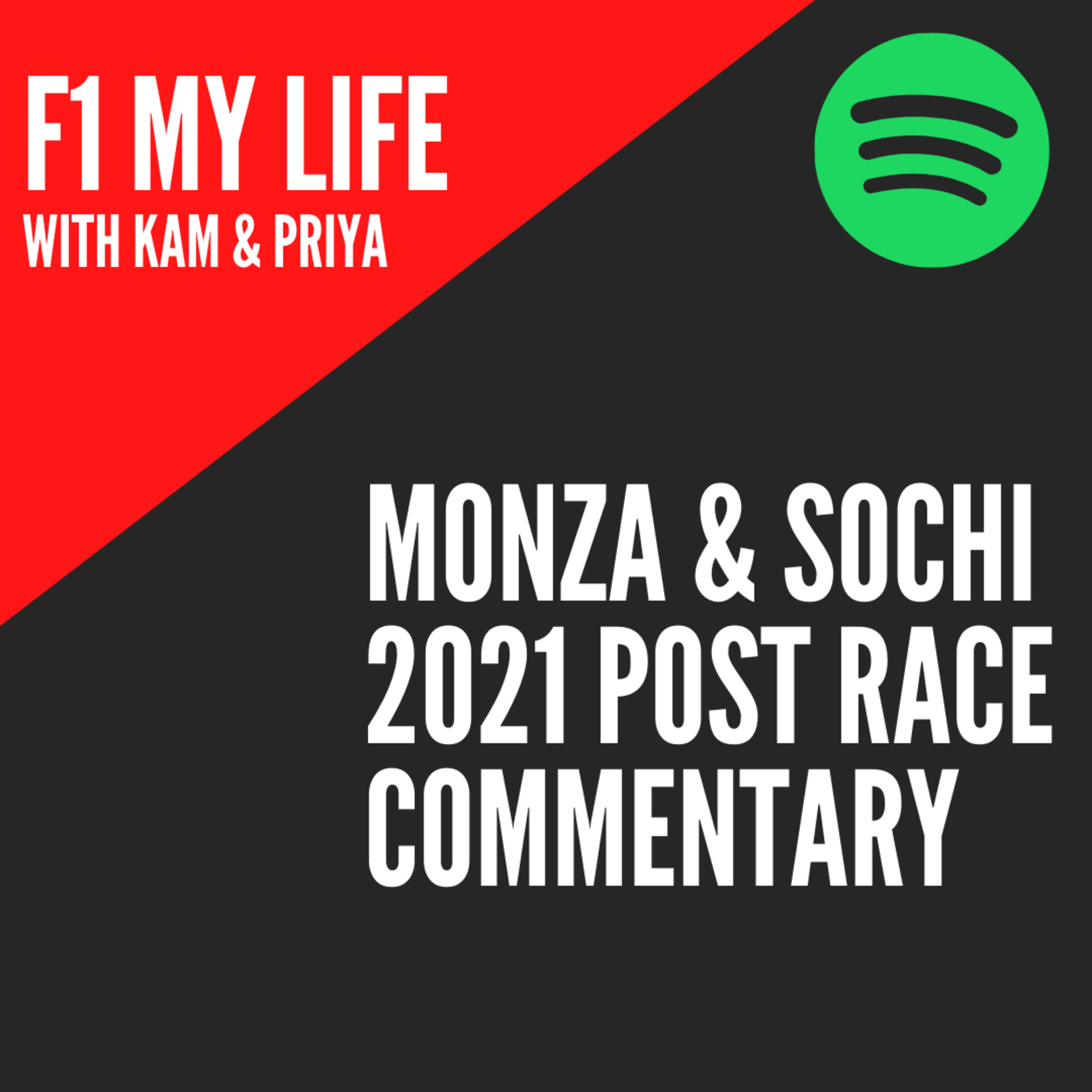 Monza & Sochi Post Race Commentary! episode artwork