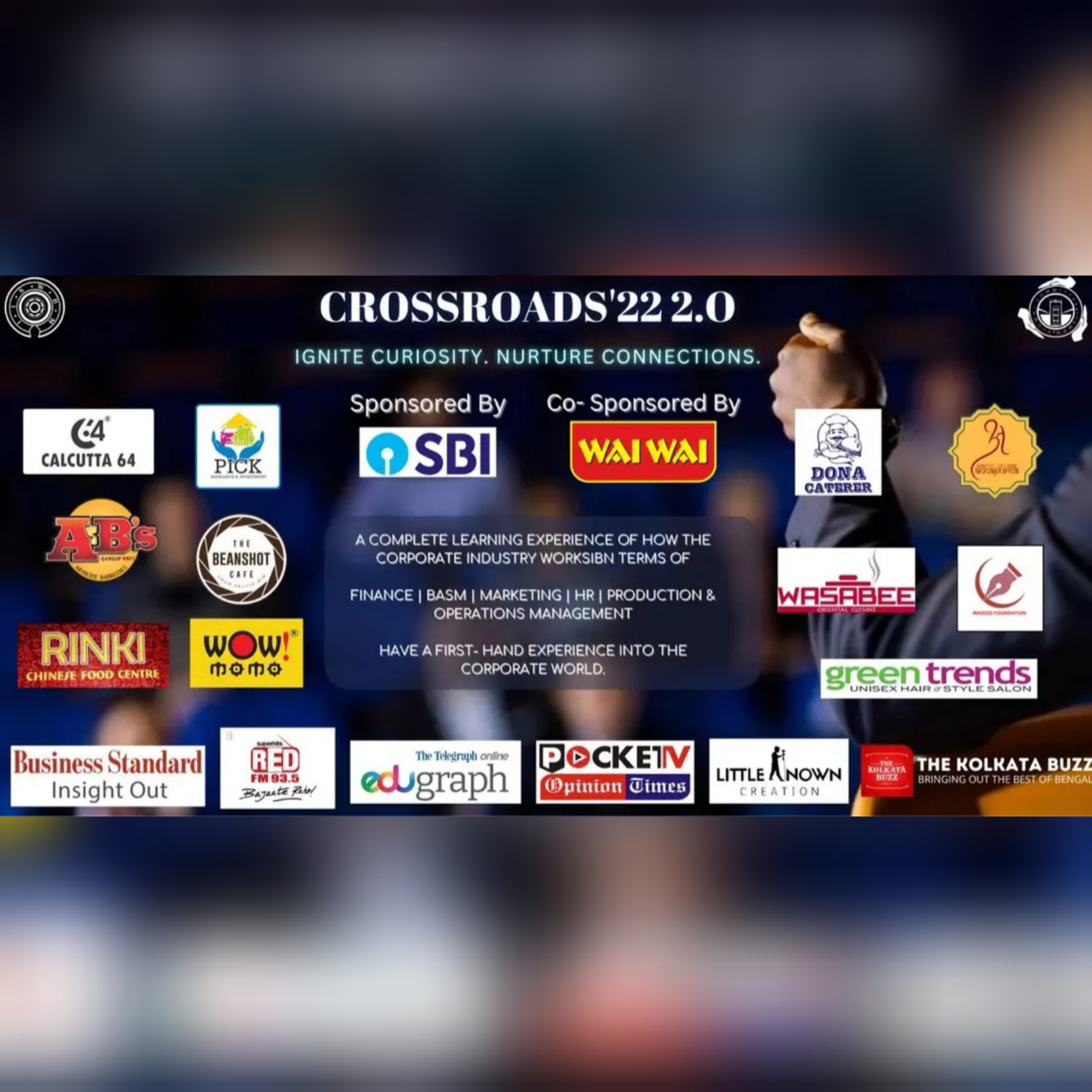 The Alumni Relations Committee of I.I.S.W.B.M. is all set to host CROSSROADS'22 2.0. episode artwork