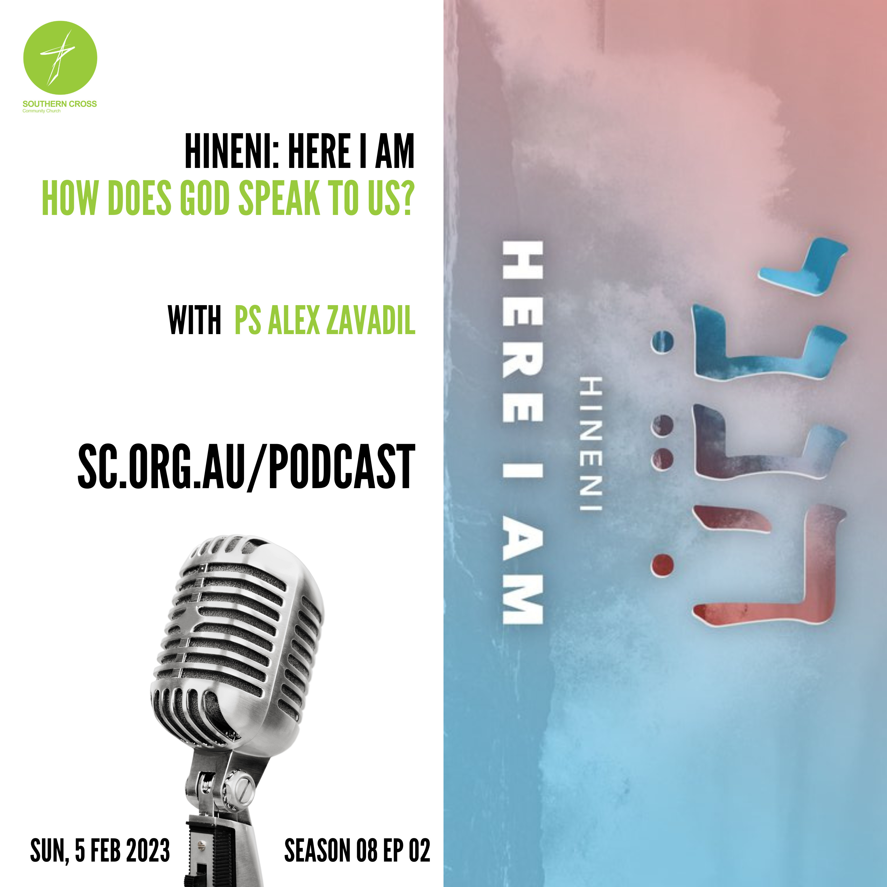 Sun, 5 Feb 2023 - How does God Speak to us? - Ps Alex Zavadil - S08 E02 episode artwork
