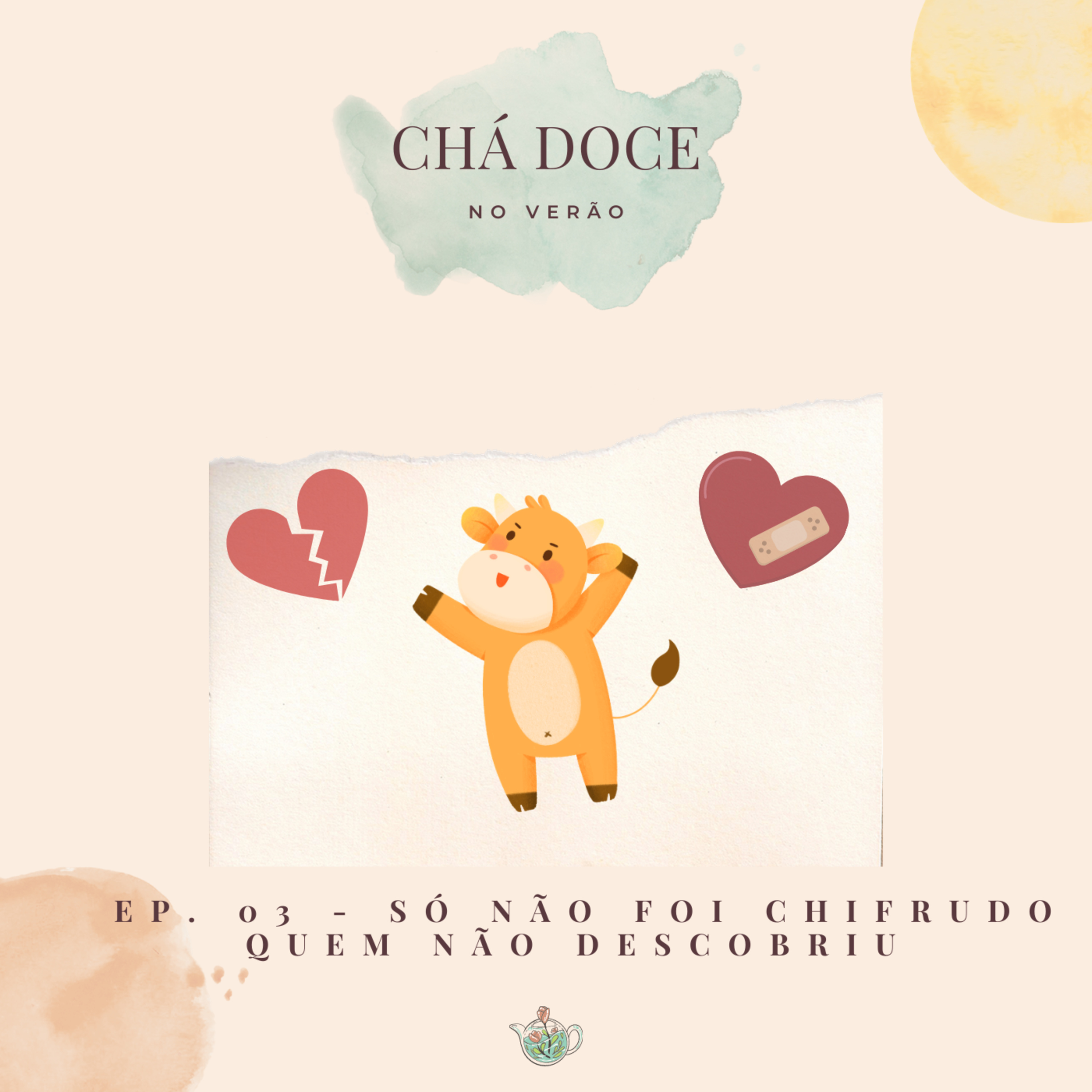Chá doce no verão