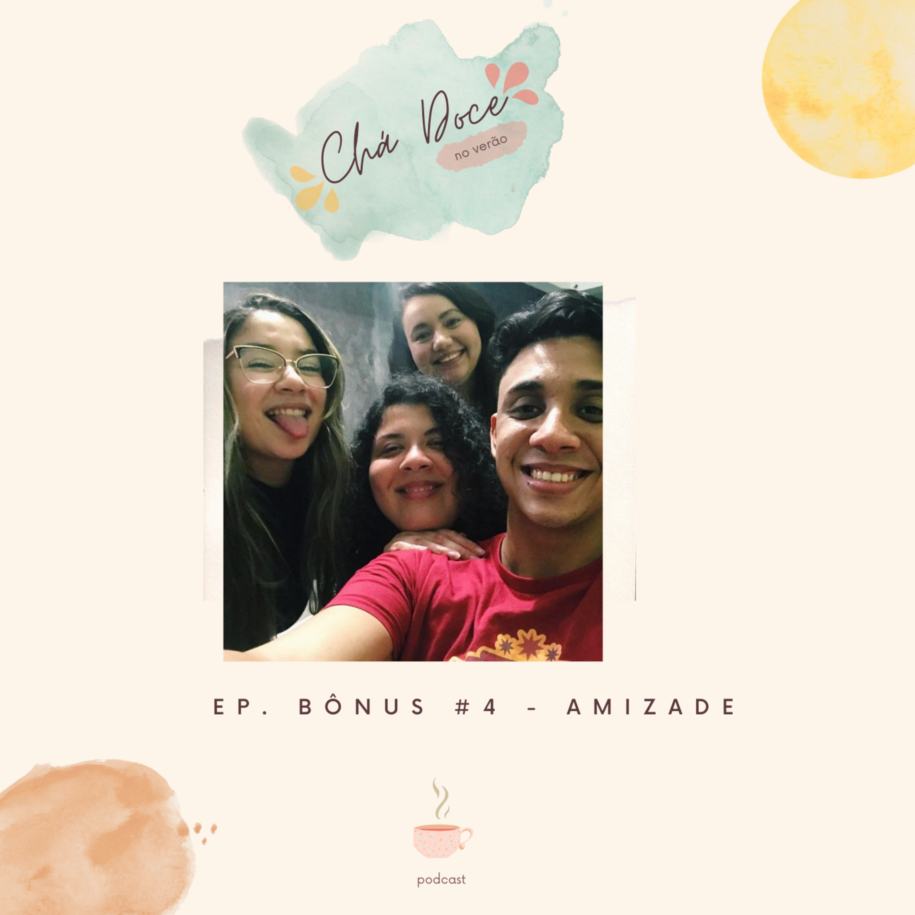 Chá doce no verão