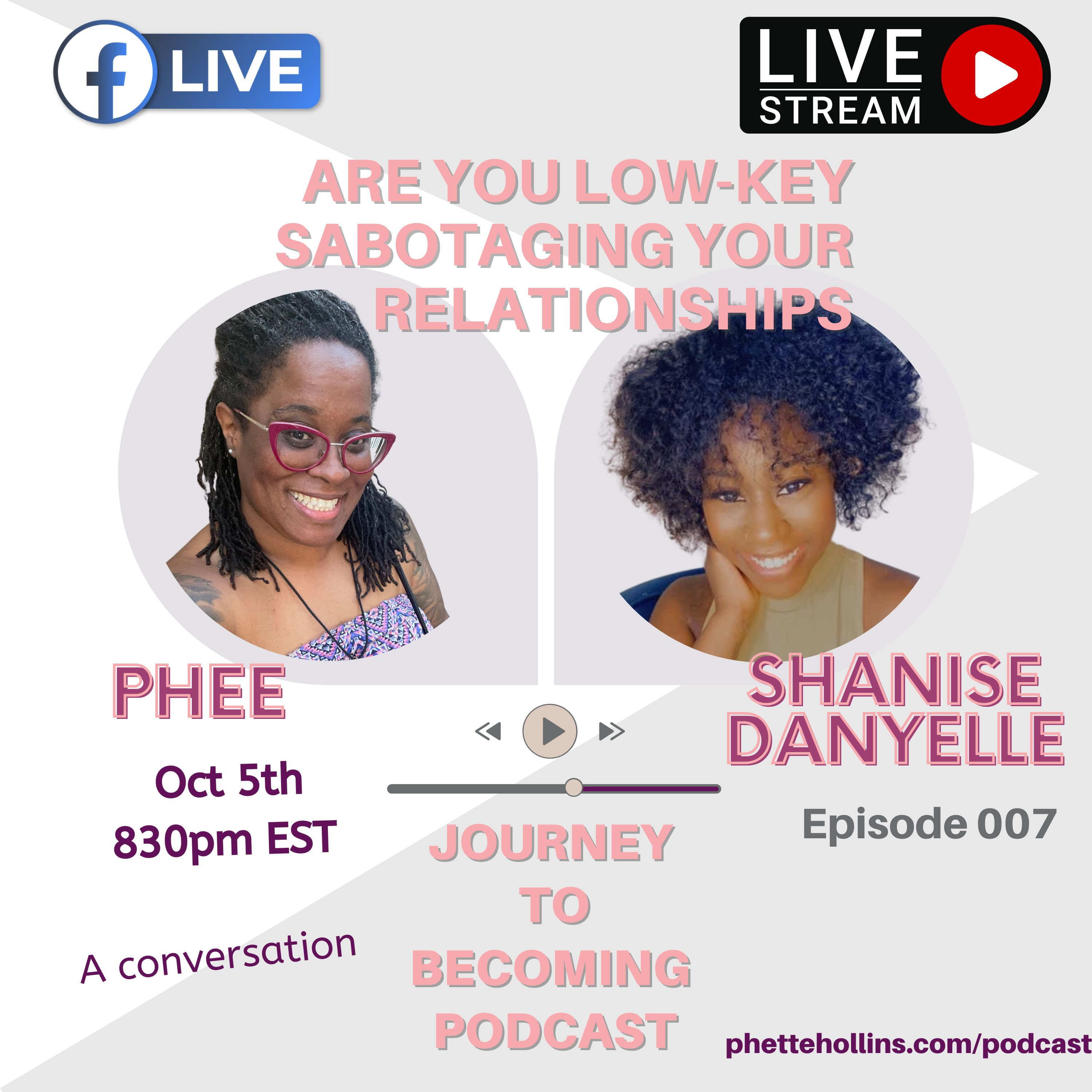 Journey to Becoming: A Memoir Podcast w/Phette Hollins