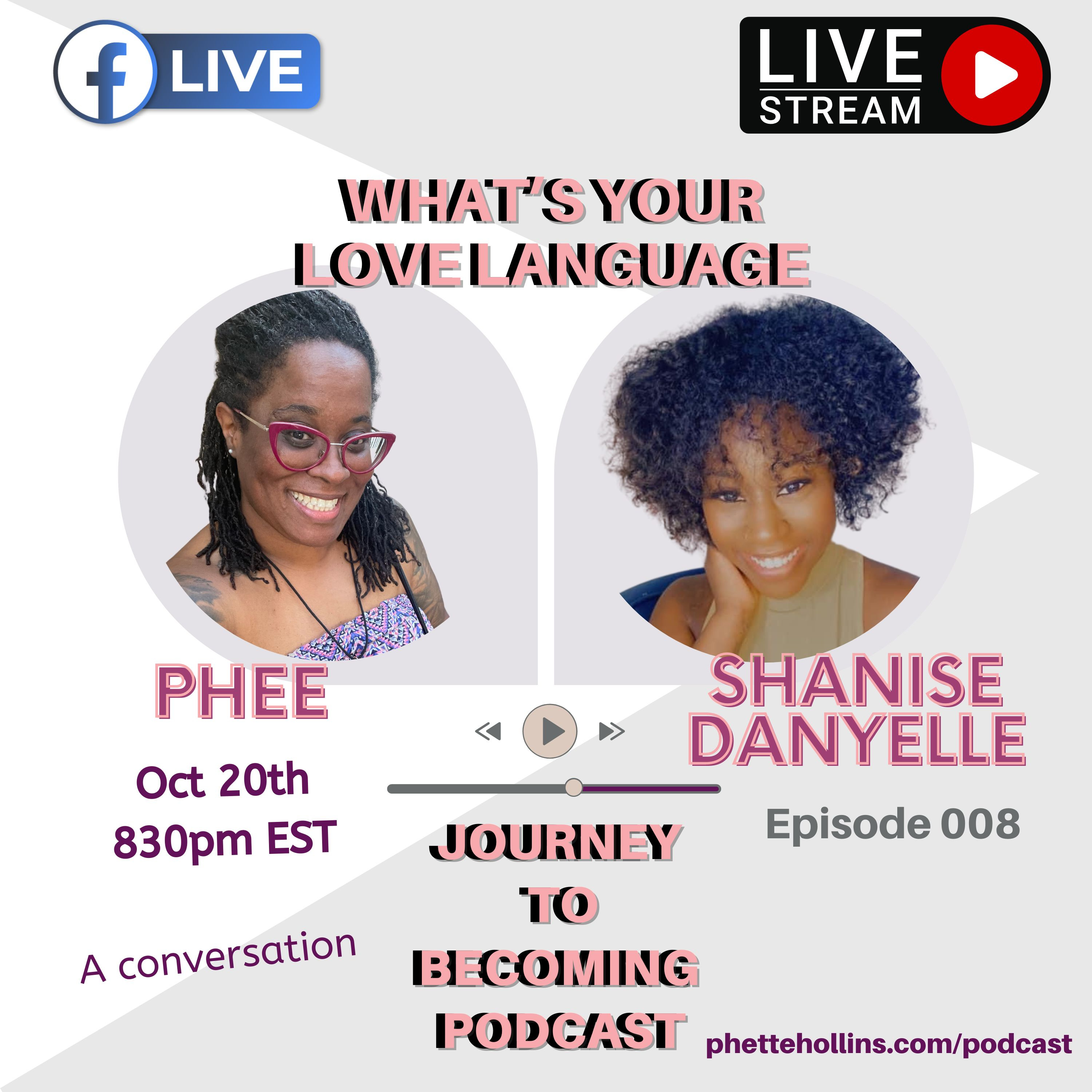 Journey to Becoming: A Memoir Podcast w/Phette Hollins