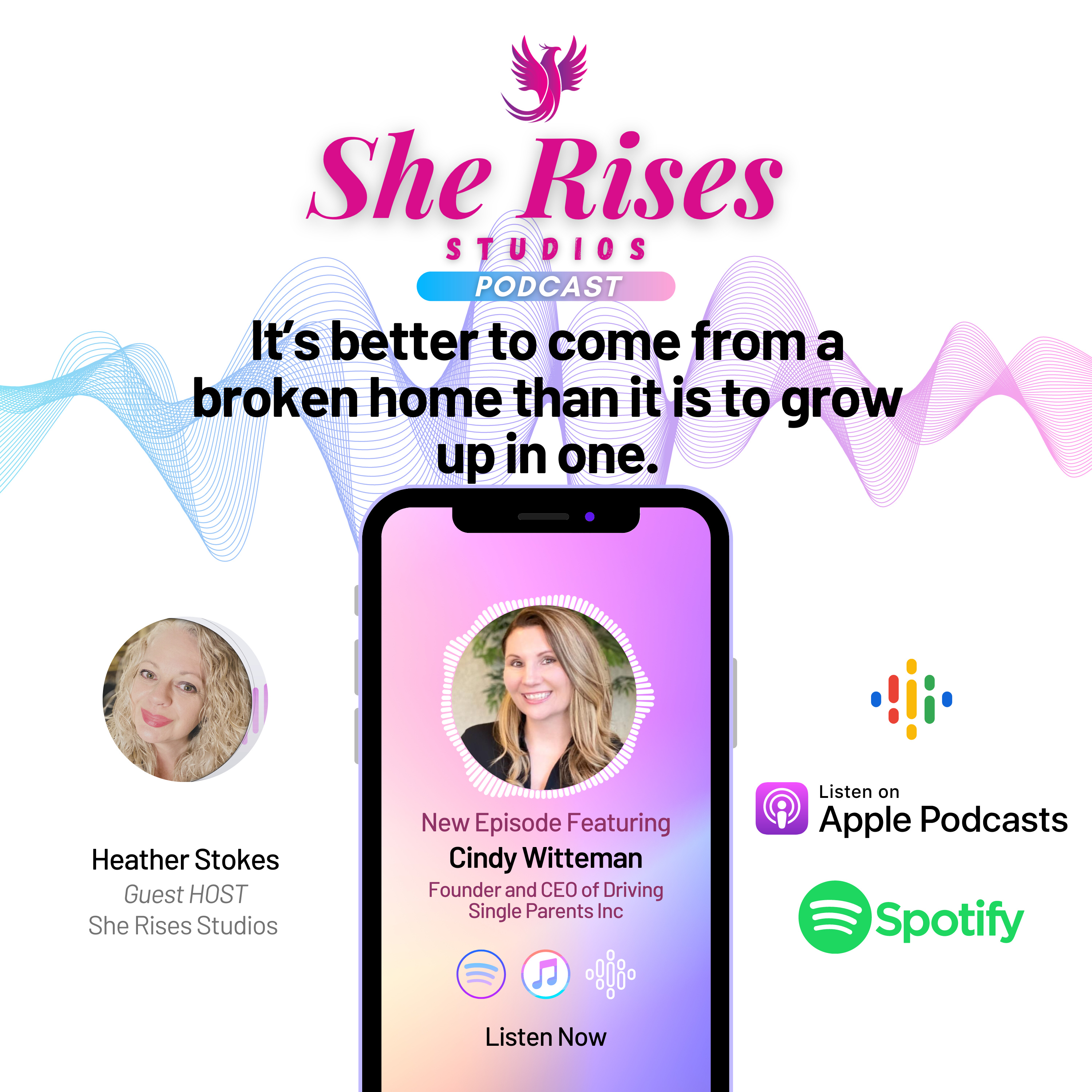 #131 - It’s better to come from a broken home than it is to grow up in one w/Cindy Witteman episode artwork