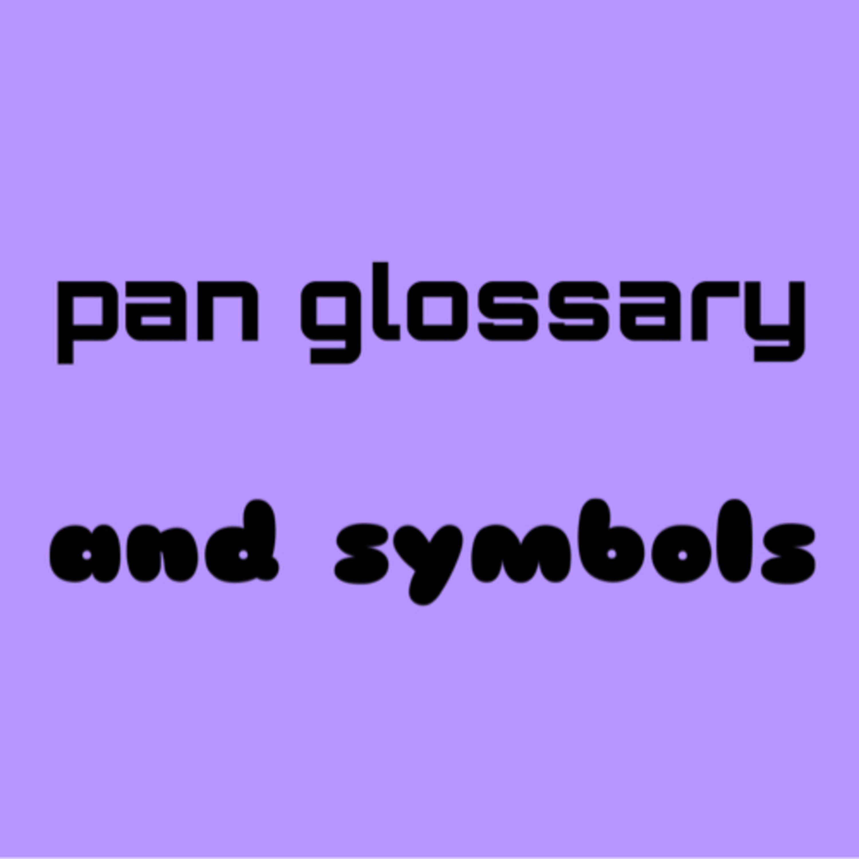 8 pan terms & symbols you should know about episode artwork