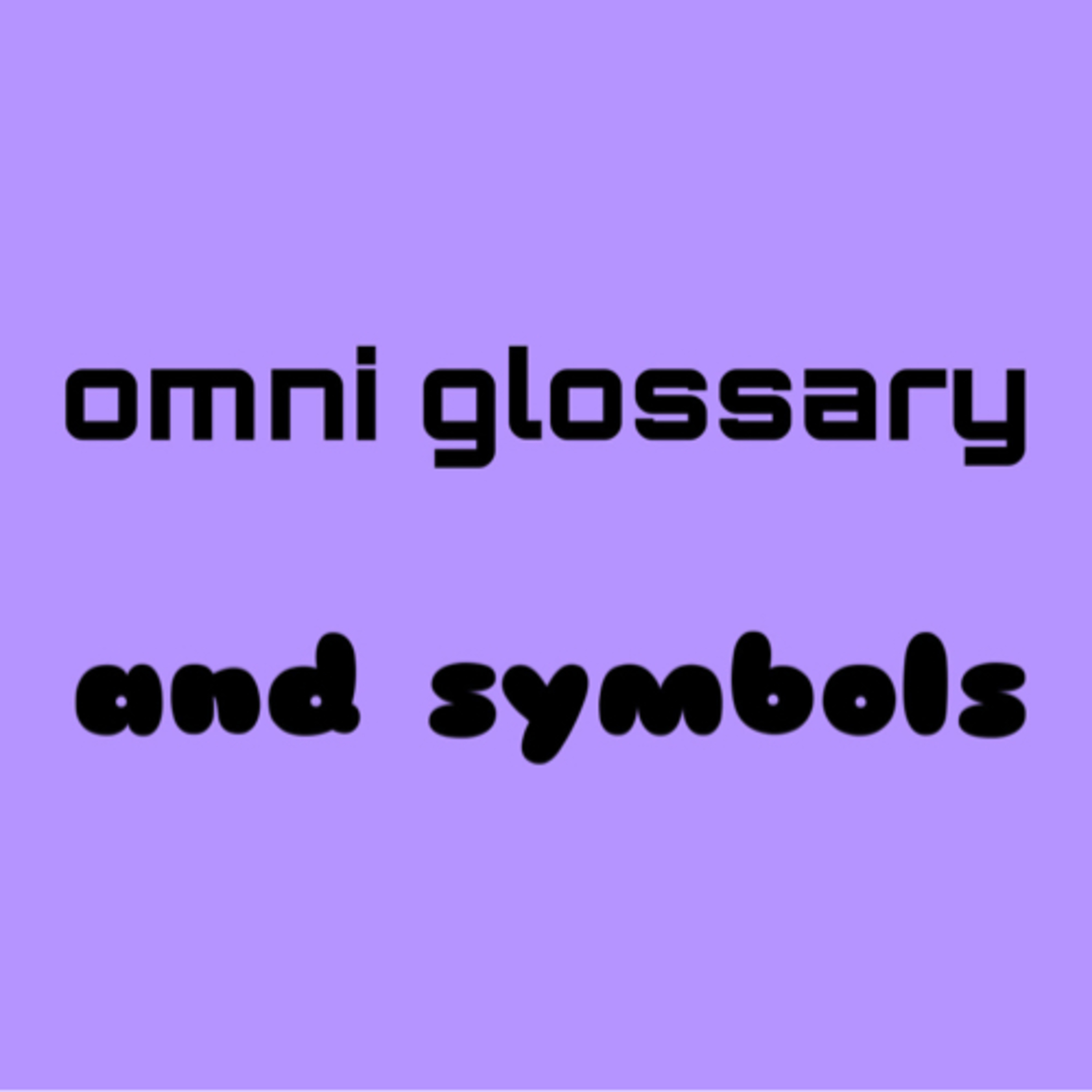 4 omni terms & symbols you should know about episode artwork