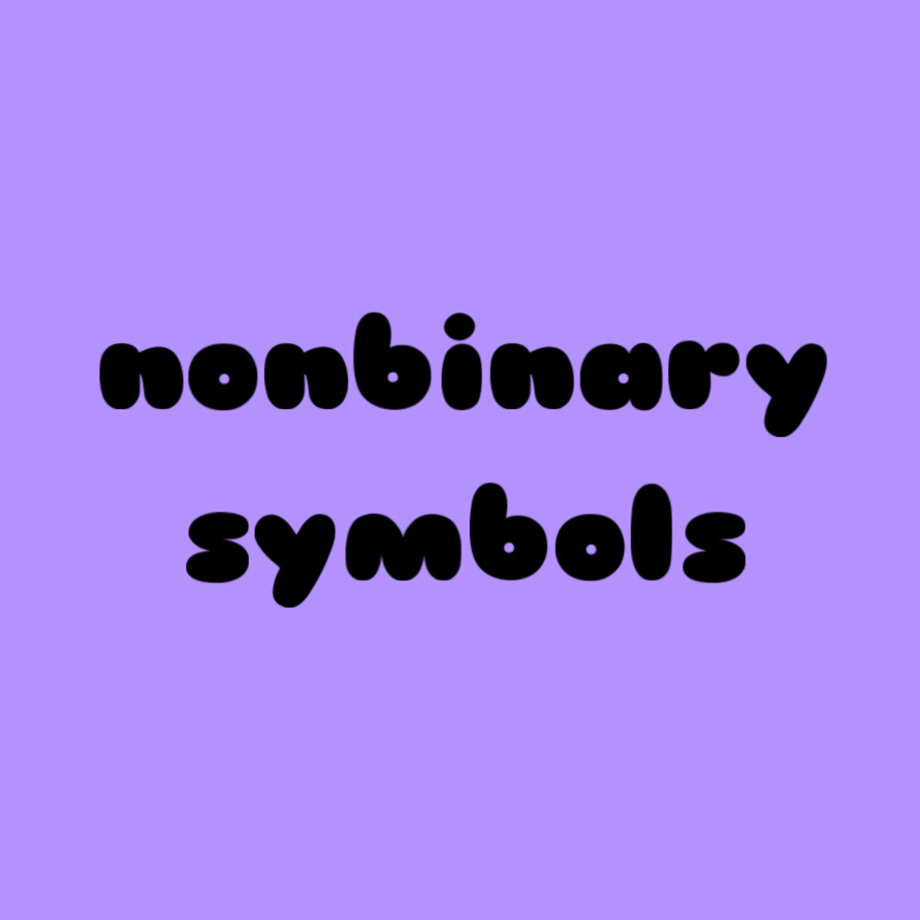 4 nonbinary symbols you should know about episode artwork