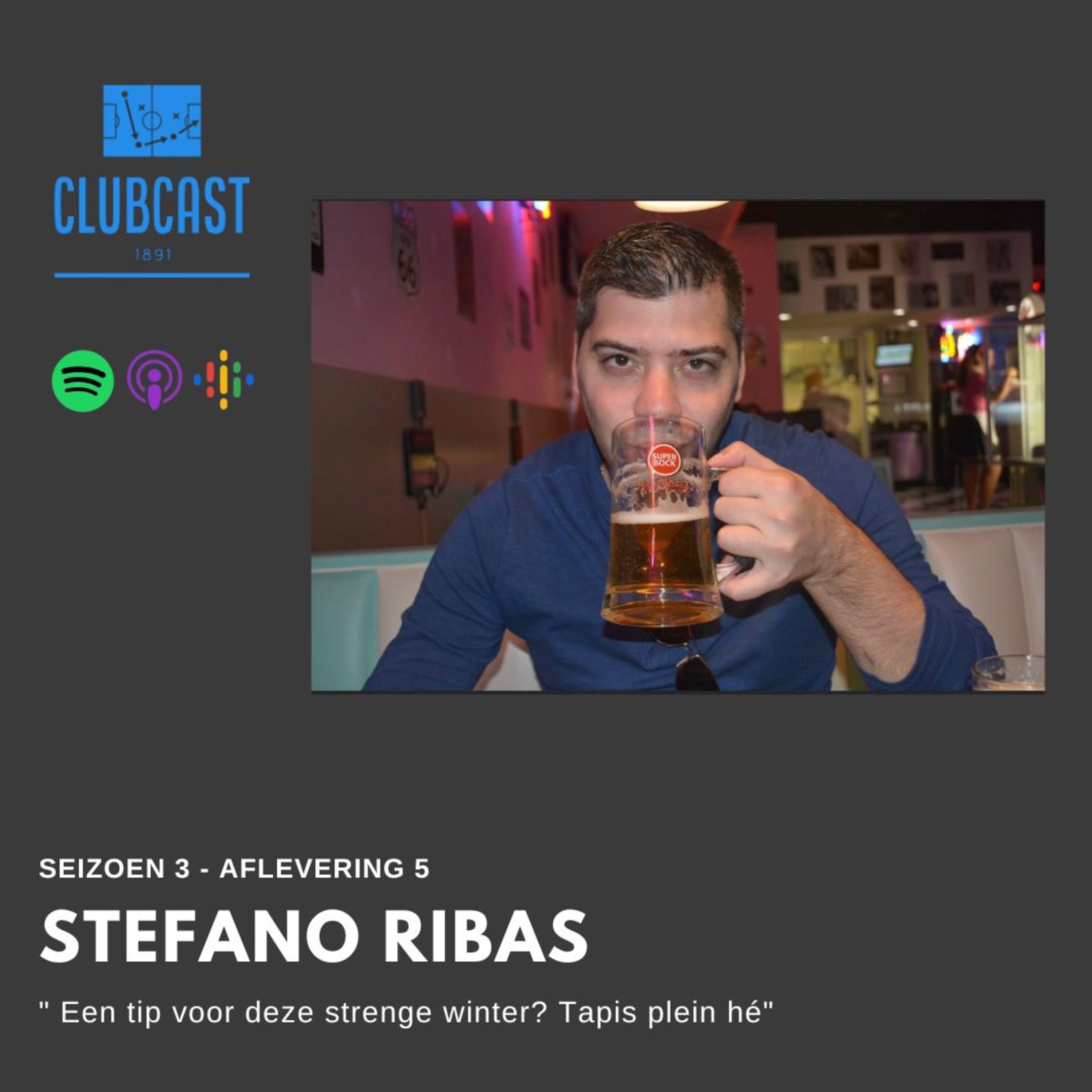Aflevering 27: Stefano Ribas: " Een tip voor deze strenge winter? Tapis plein hé" episode artwork