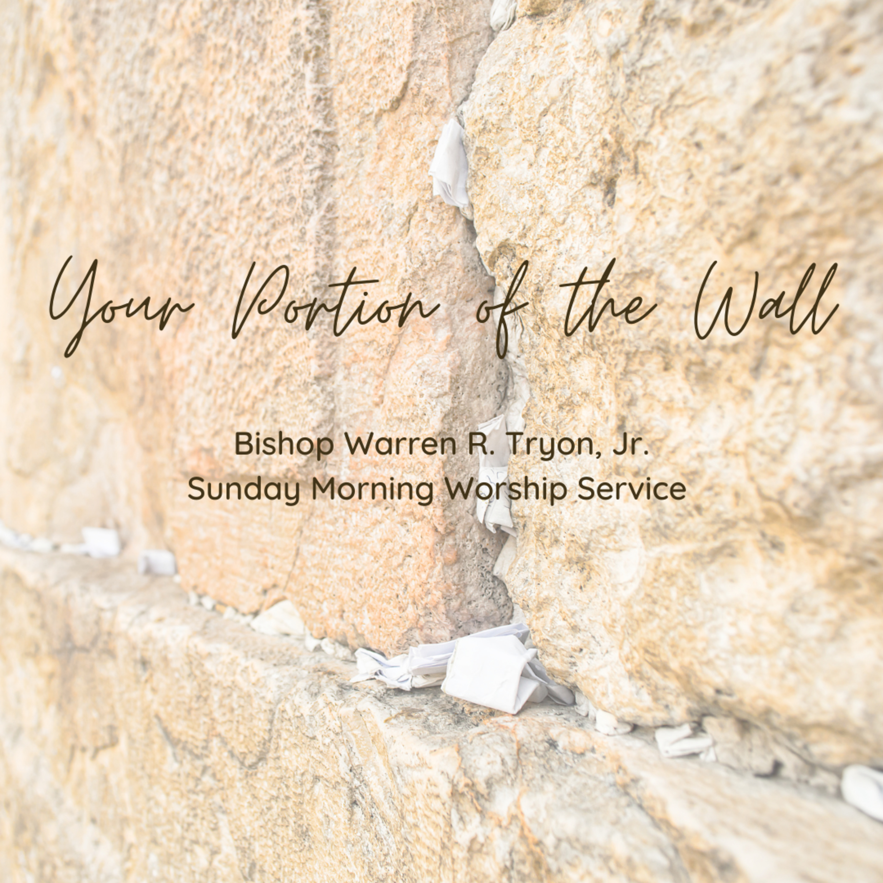 Your Portion of the Wall | Bishop Warren R. Tryon, Jr. | 7-3-22 episode artwork