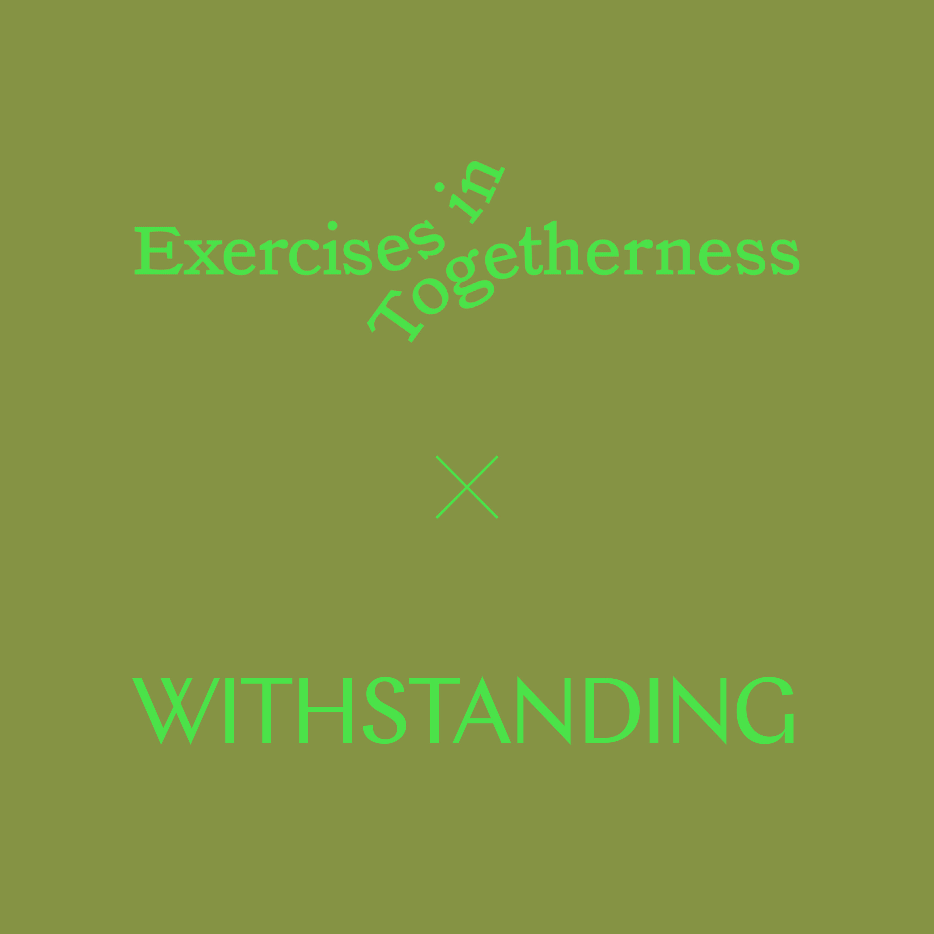 Exercises in Togetherness: Listening to the nonhuman