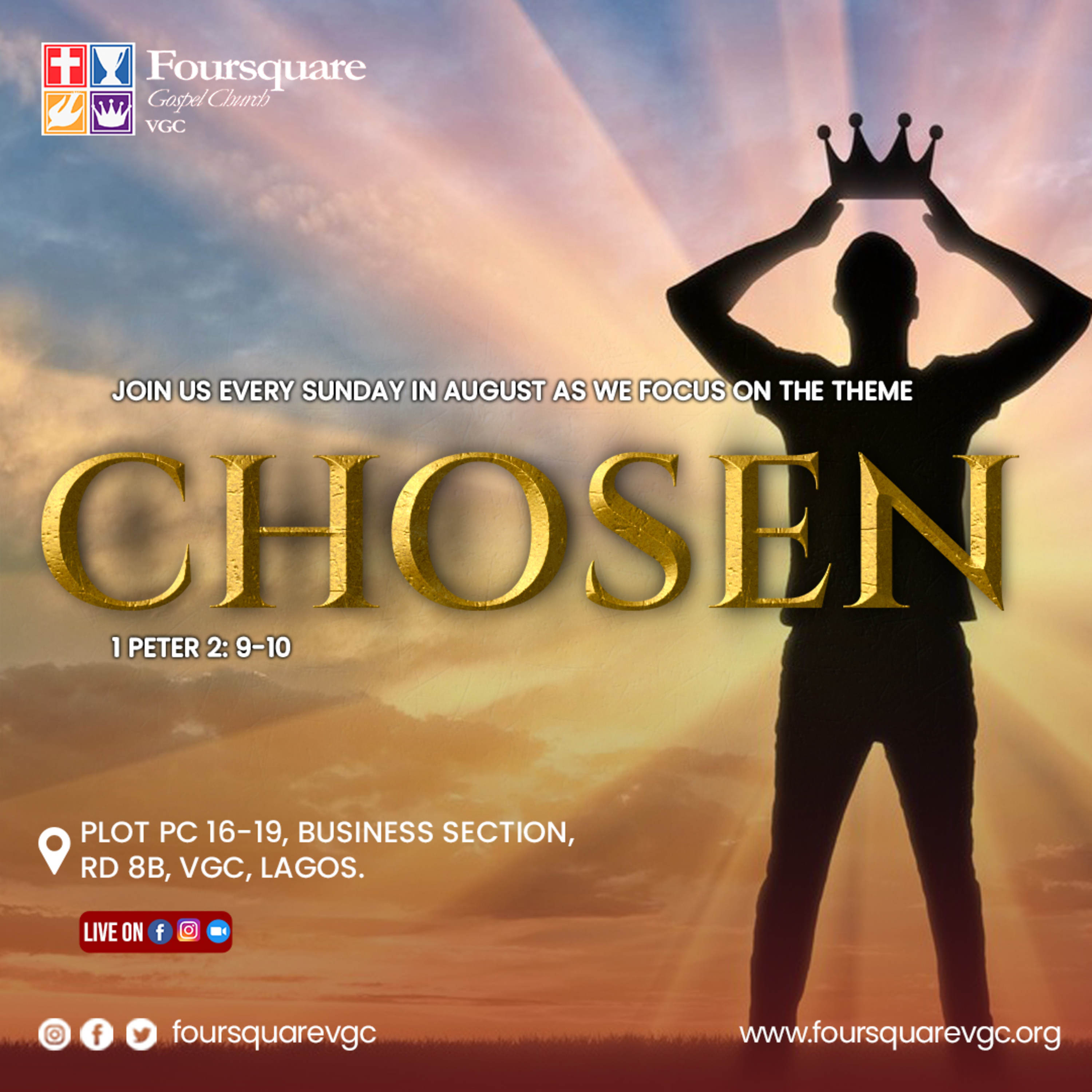 CHOSEN (1 PETER 2:9-10) : Rev. PETER AMEADAJI episode artwork