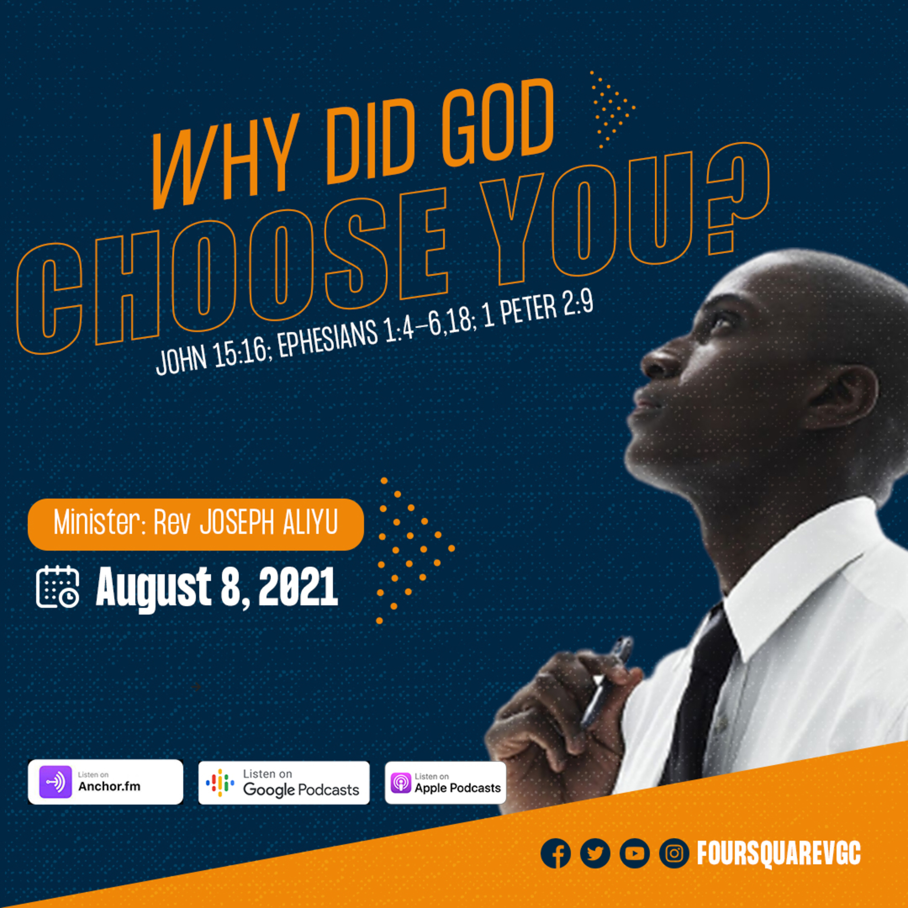 WHY DID GOD CHOOSE YOU? : Rev JOSEPH ALIYU episode artwork