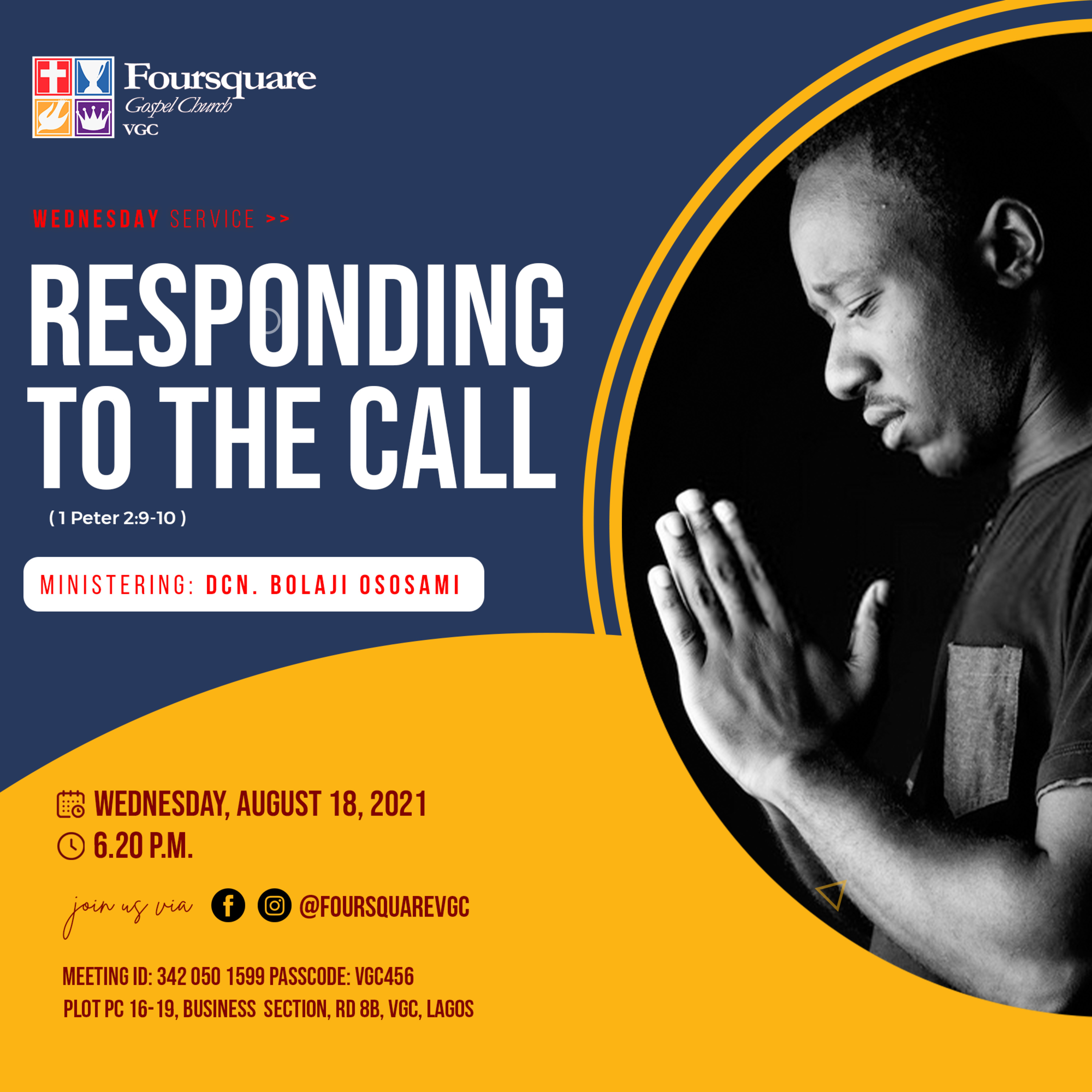 RESPONDING TO THE CALL (Bible Study) : Dcn. Bolaji Ososami episode artwork