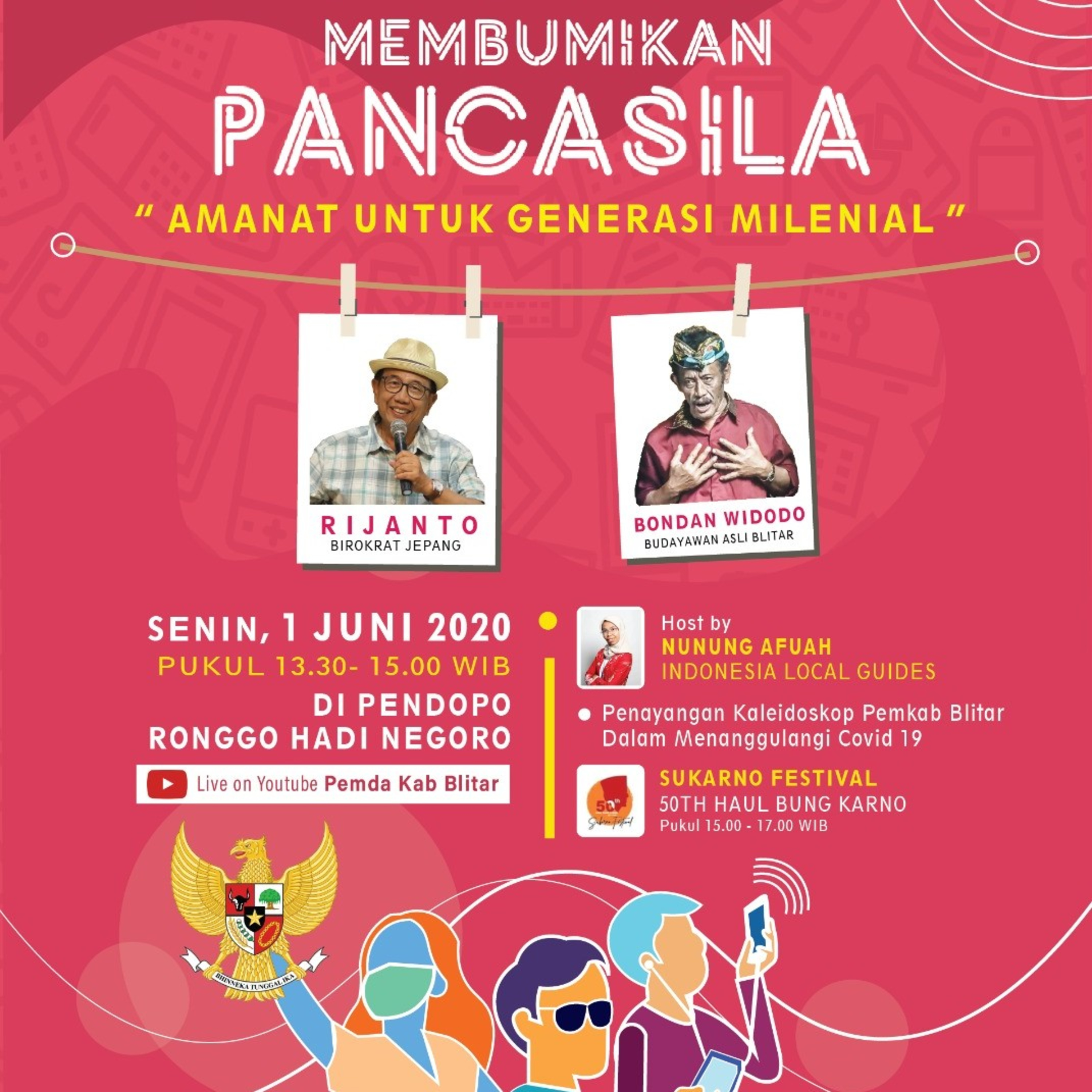 Talkshow Membumikan Pancasila: Amanat untuk Generasi Milenial  episode artwork